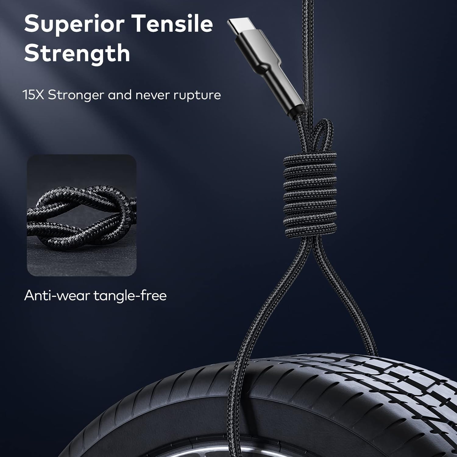 cavo usb type-c ricarica rapida 1 metri usb a usb c 3A QC3.0 Cavo dati di tessitura in nylon Adatto Compatibile con Samsung Galaxy S24 S23 S22, Huawei, Xiaomi, iPhone16,serie Honor