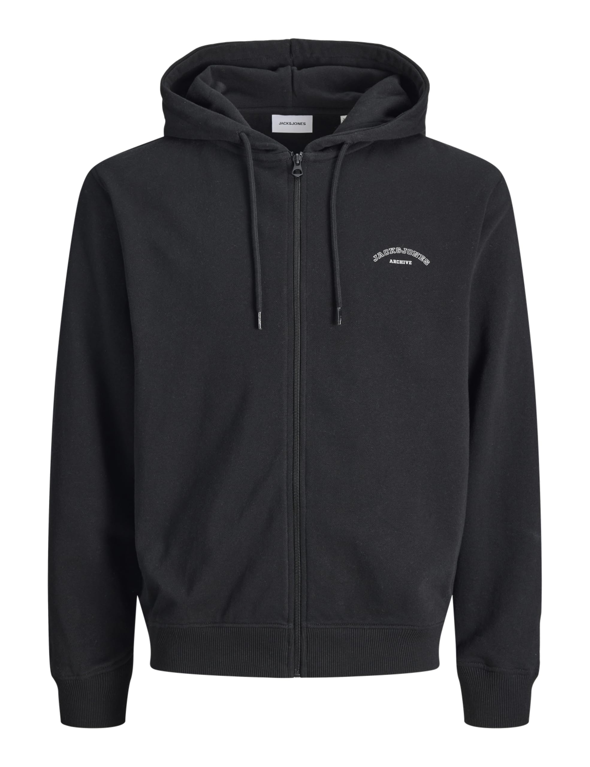 JACK & JONES Logo Sweat Zip Hood Sudadera con Cremallera con Logotipo de Jjcollege para Hombre