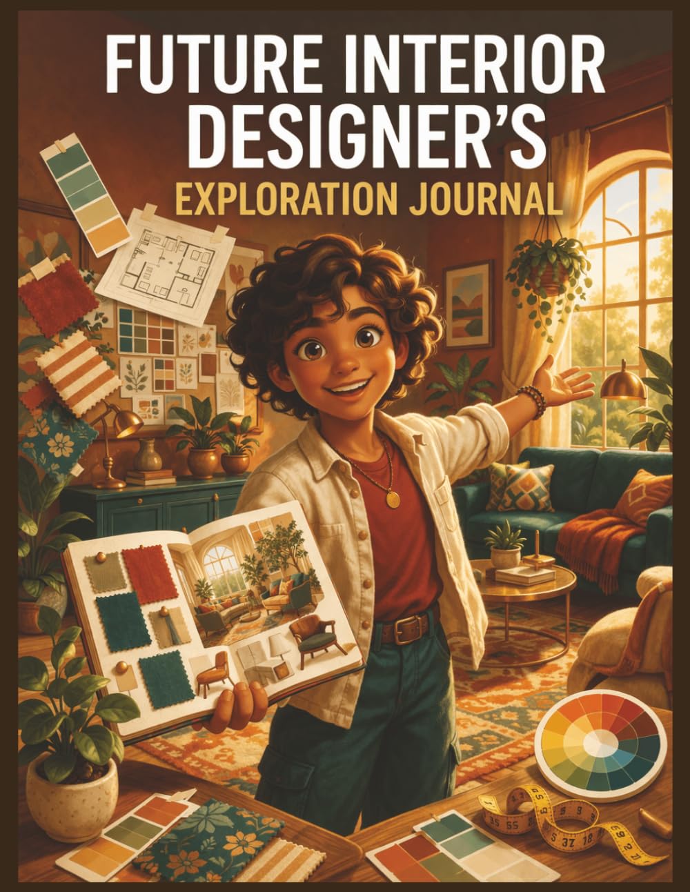 Future Interior Designer’s Exploration Journal: Room Design, Mood Boards, Color Styling, Creative Activities for Kids (Creative Careers for Kids)