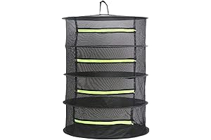 Folding Mesh Food Dehydrator with Carrying Bag