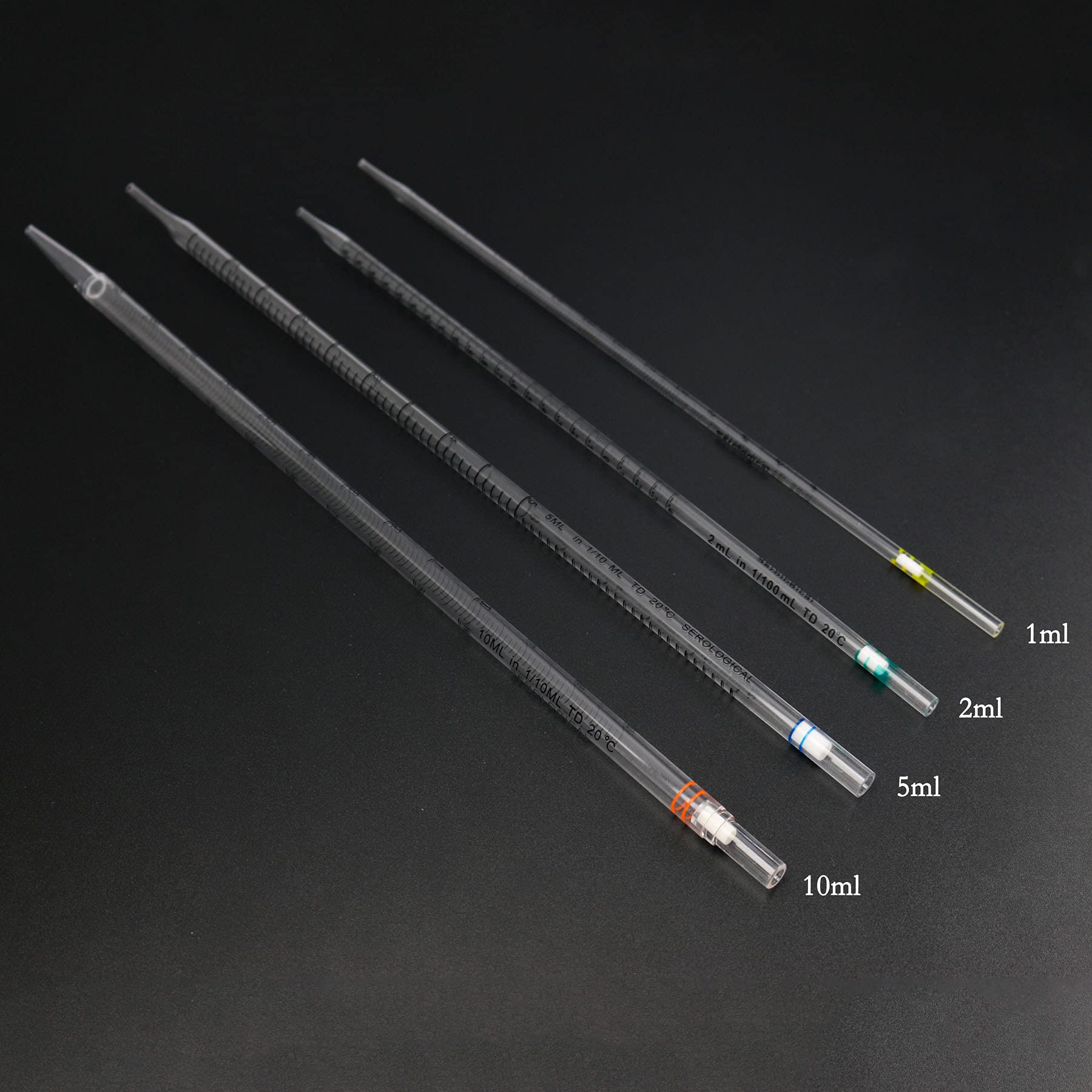 Serologische Einweg-Pipetten, 5 ml, einzeln verpackt, Polystyrol, 50 Stück