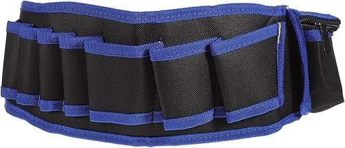 Miniatura 9 de Generic Cinturón de herramientas para la cintura cinturón de herramientas de construcción resistente, cinturón de herramientas Oxford ajustable con