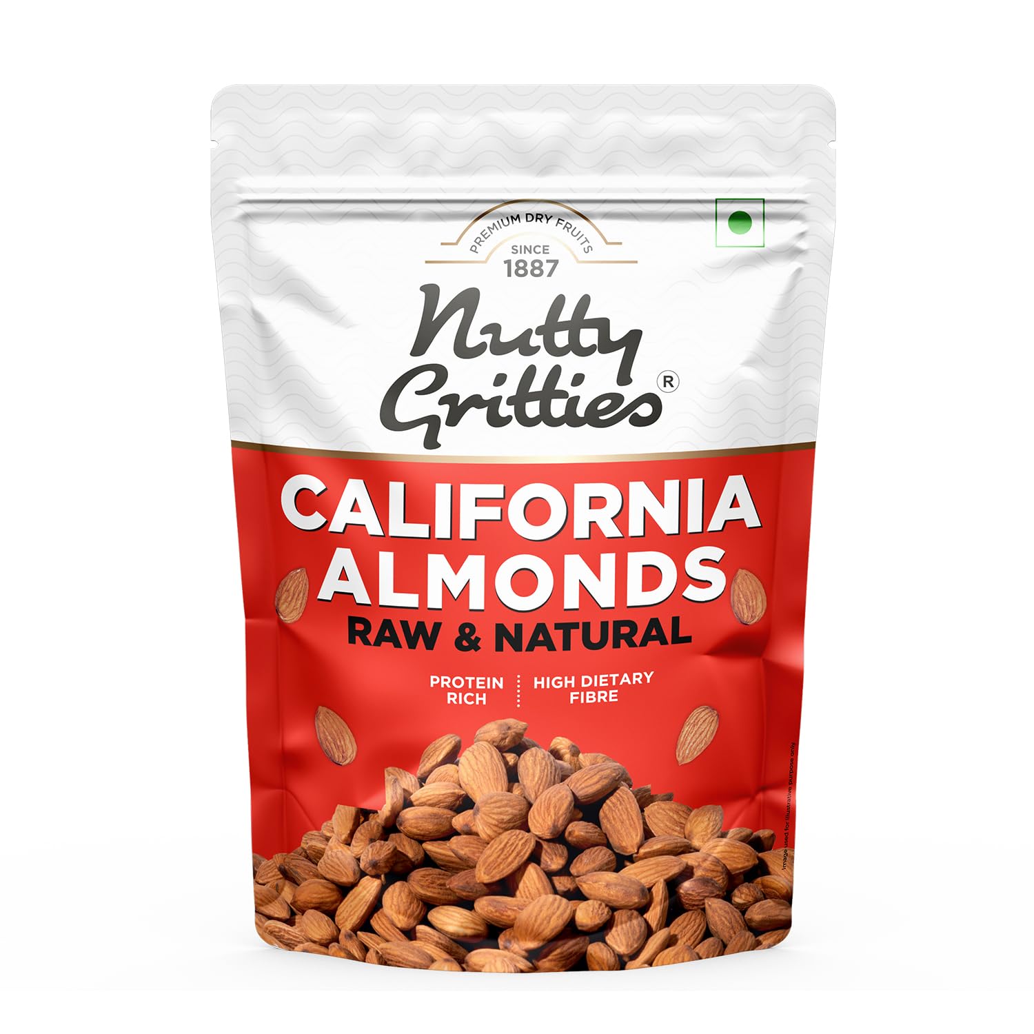 Nutty Gritties 100% Natural California Almonds - 200g (B07BP3Q8FN) Amazon Price History, Amazon Price Tracker