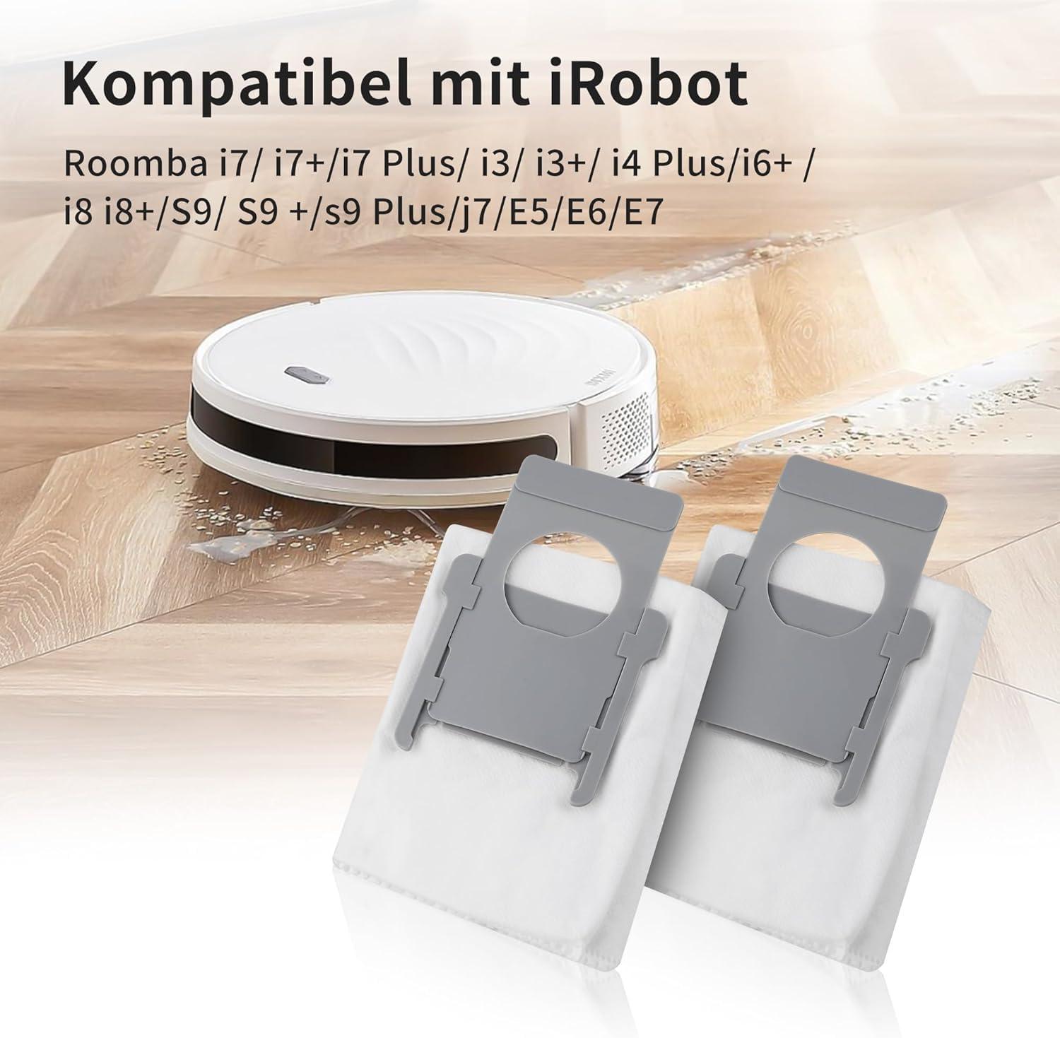 Amazon.co.jp: 【2枚】ルンバ用 紙パック Roomba 105 Combo/205