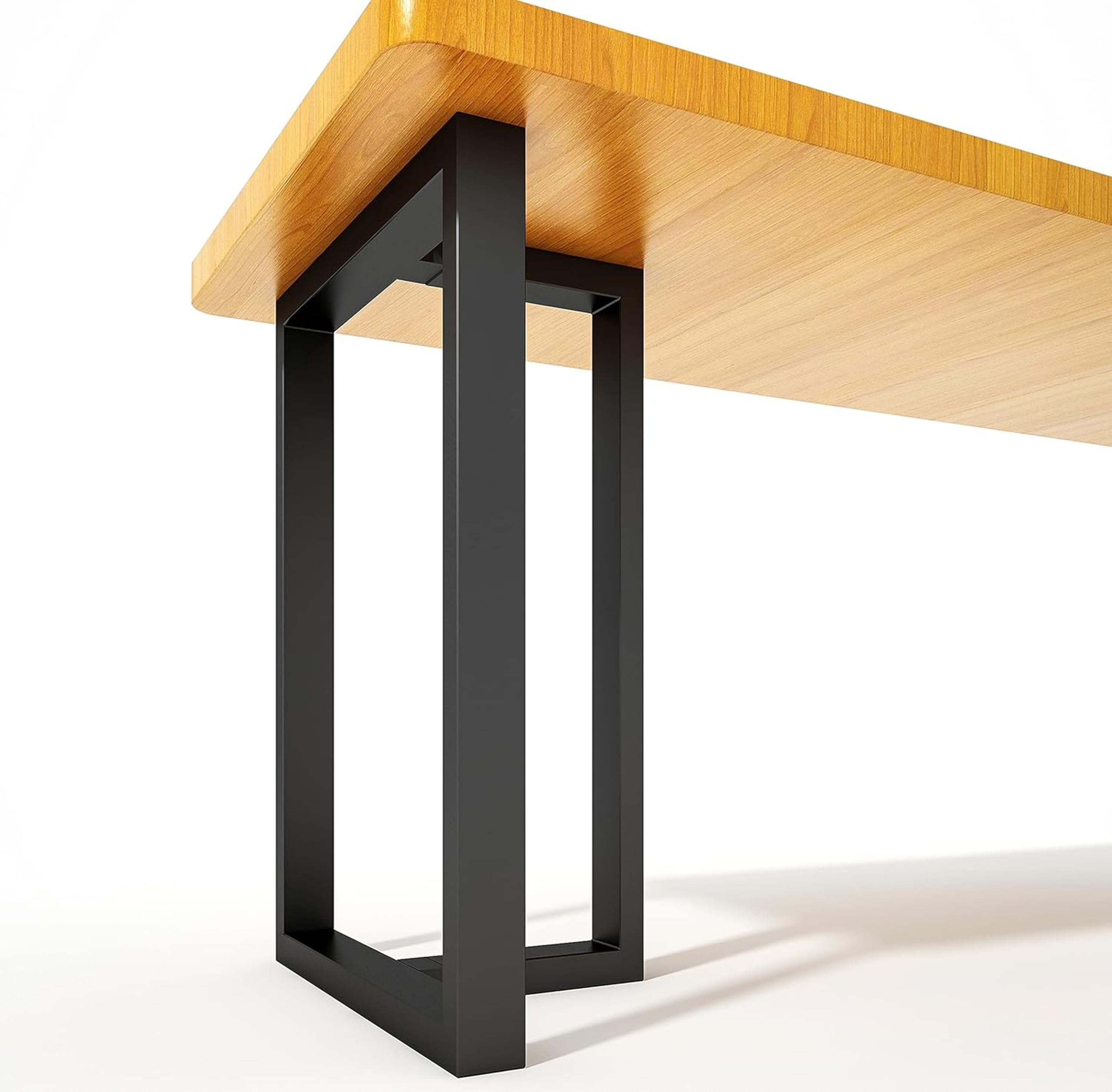 Ventuos - Metal Legs for Table, Dining Table Legs for Kitchen Modern Industrial Style - Set of 2. (T Shape)-image-14