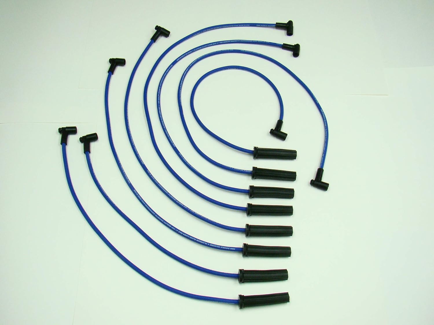 Fits GM 5.7L V8 74-80 8 mm Platinum Class Spark Plug Wire Set 48457