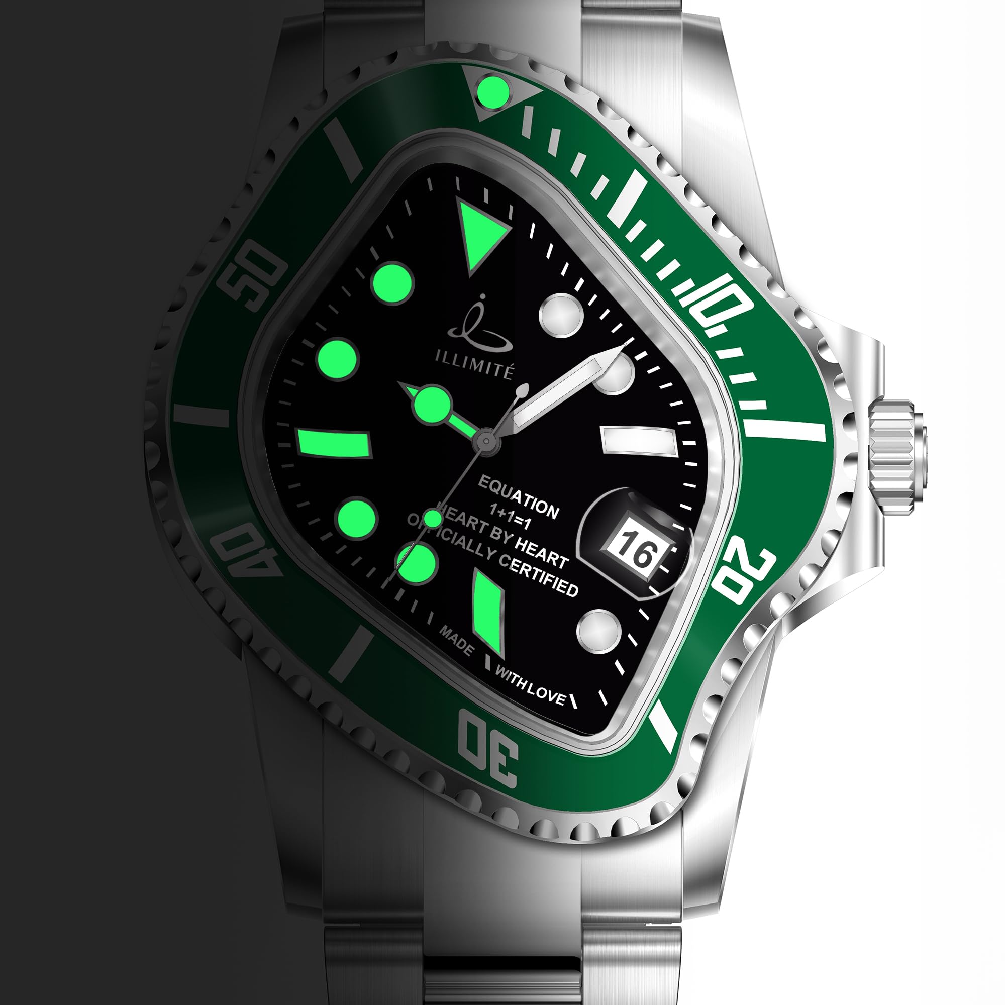 ILLIMITE Schmelzende Automatikuhren für Herren, Japanisches Miyota 8215, selbstaufziehendes mechanisches Uhrwerk, Damenuhr, wasserdicht, Edelstahl, Kunst, surrealistische Armbanduhren, Pea001