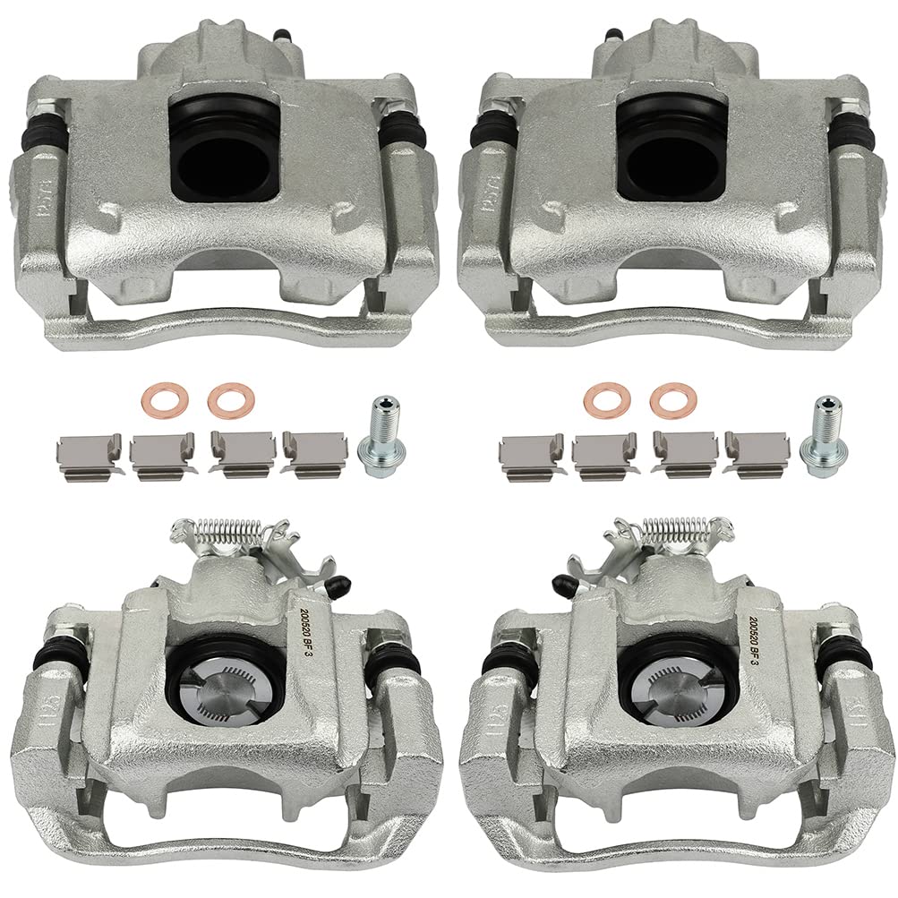 cciyu Front &amp; Rear W/Bracket Brake Calipers 18B5044 18B5045 18B5080 18B5081