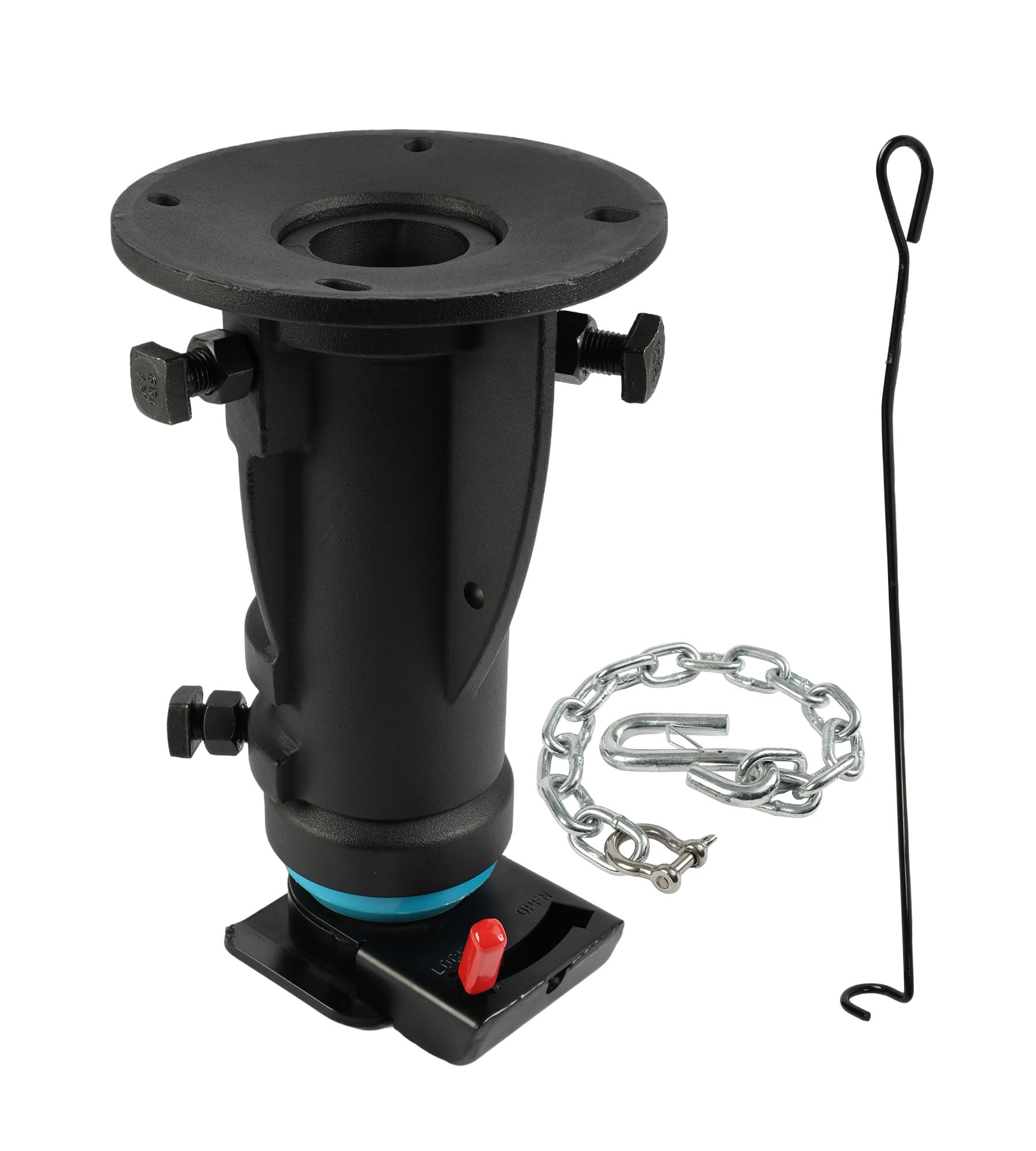 Photo 1 of Mepareri 5th Wheel to gooseneck Adapter 12" to 16" Adjustable Height Converter Gooseneck Trailer Hitch Adapter,GTW 2,0000 lbs,VTW 4,000 lbs