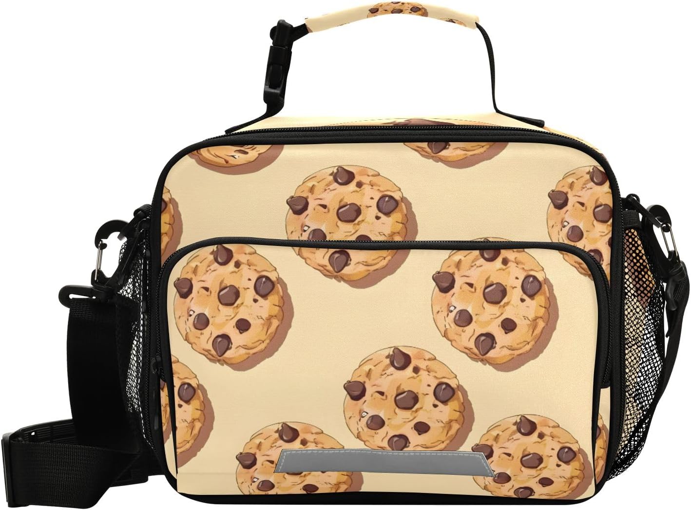 Leopard Cheetah Print Animal Skin Lunch Bag, Reusable Lunch Box for Women Men, Insulated Cooler Bag Lunch Tote Bag with Shoulder Strap for School Office Picnic Travel