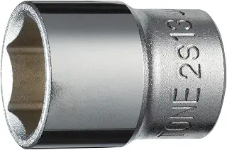 トネ(TONE) ソケット(6角) 2S-13 差込角6.35mm(1/4") 二面幅13mm