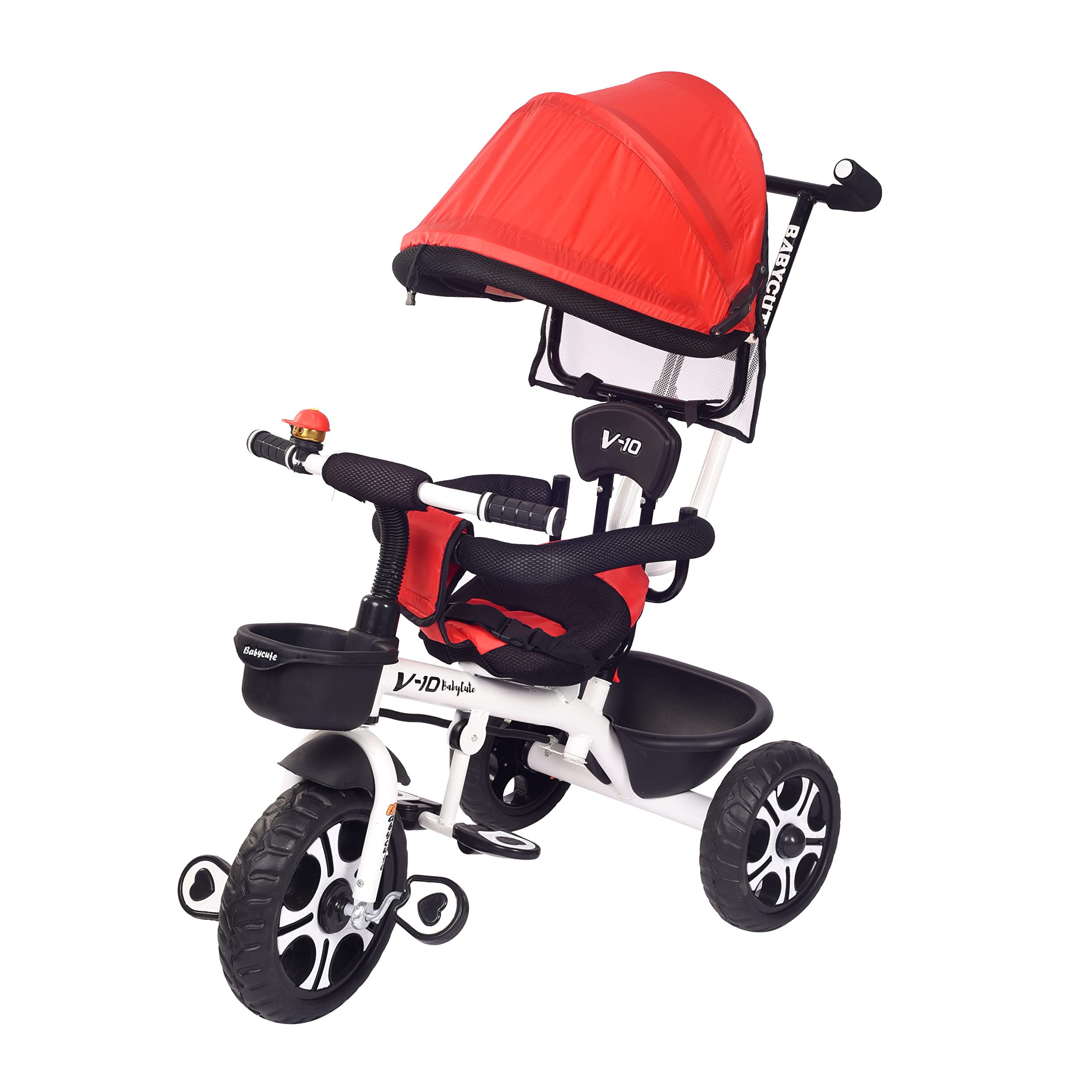 Cycle for 2-5 Year Old Kids with Sun Shield Canopy and Parental Control Handle
