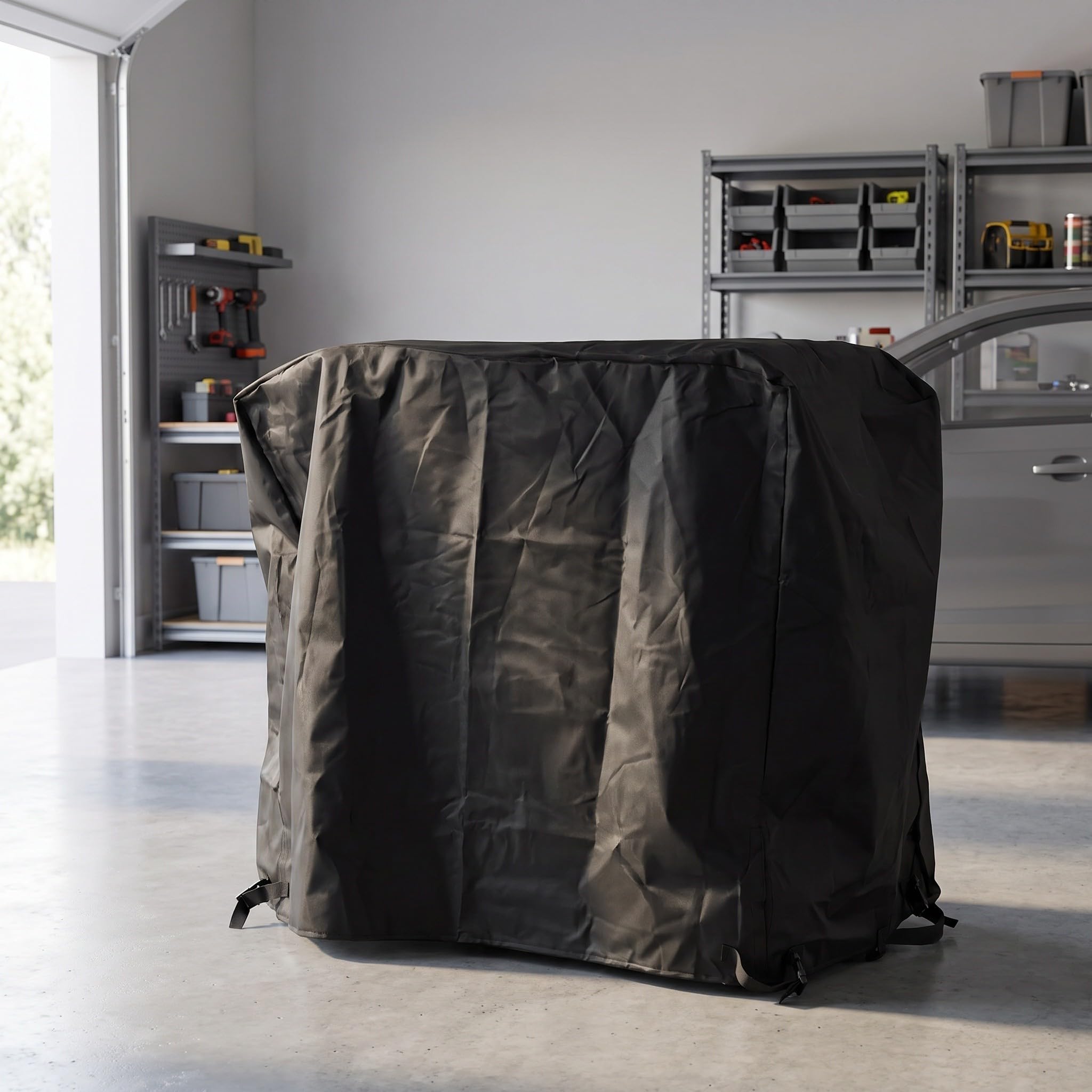 Genérico Funda para Silla de Ruedas Eléctrica, 600d Oxford, Negro