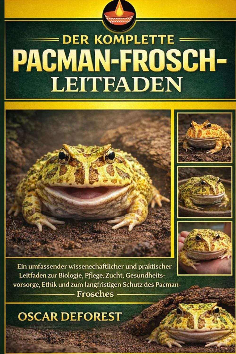 DER KOMPLETTE PACMAN-FROSCH-LEITFADEN: Ein umfassender wissenschaftlicher und praktischer Leitfaden zur Biologie, Pflege, Zucht, Gesundheitsvorsorge, ... zum langfristigen Schutz des Pacman-Frosches.
