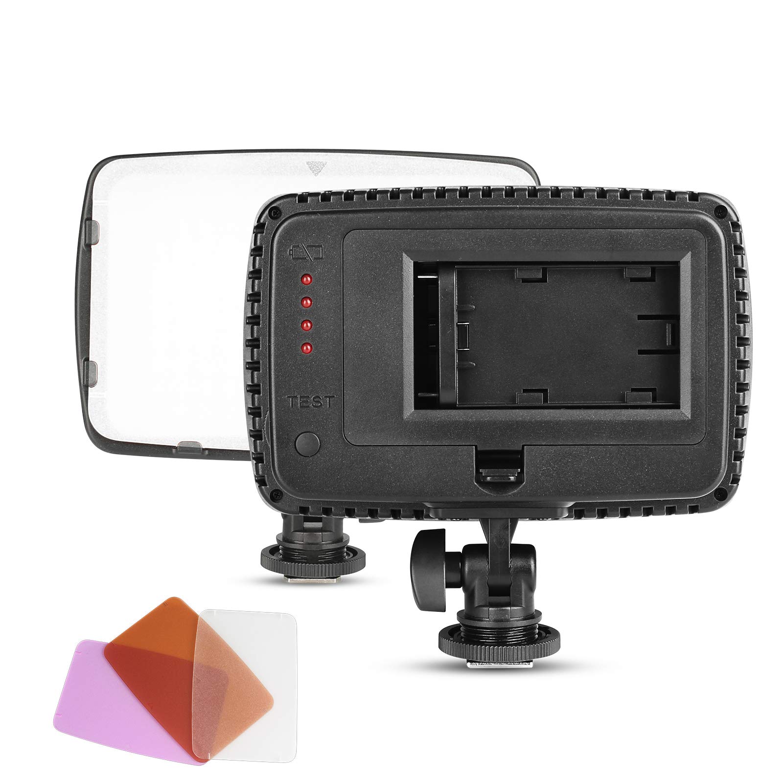 MeikeMK160 LED Light Video Shooting Compatible with Nikon Pentax Panasonic Sony Samsung and Olympus Digital SLR Cameras