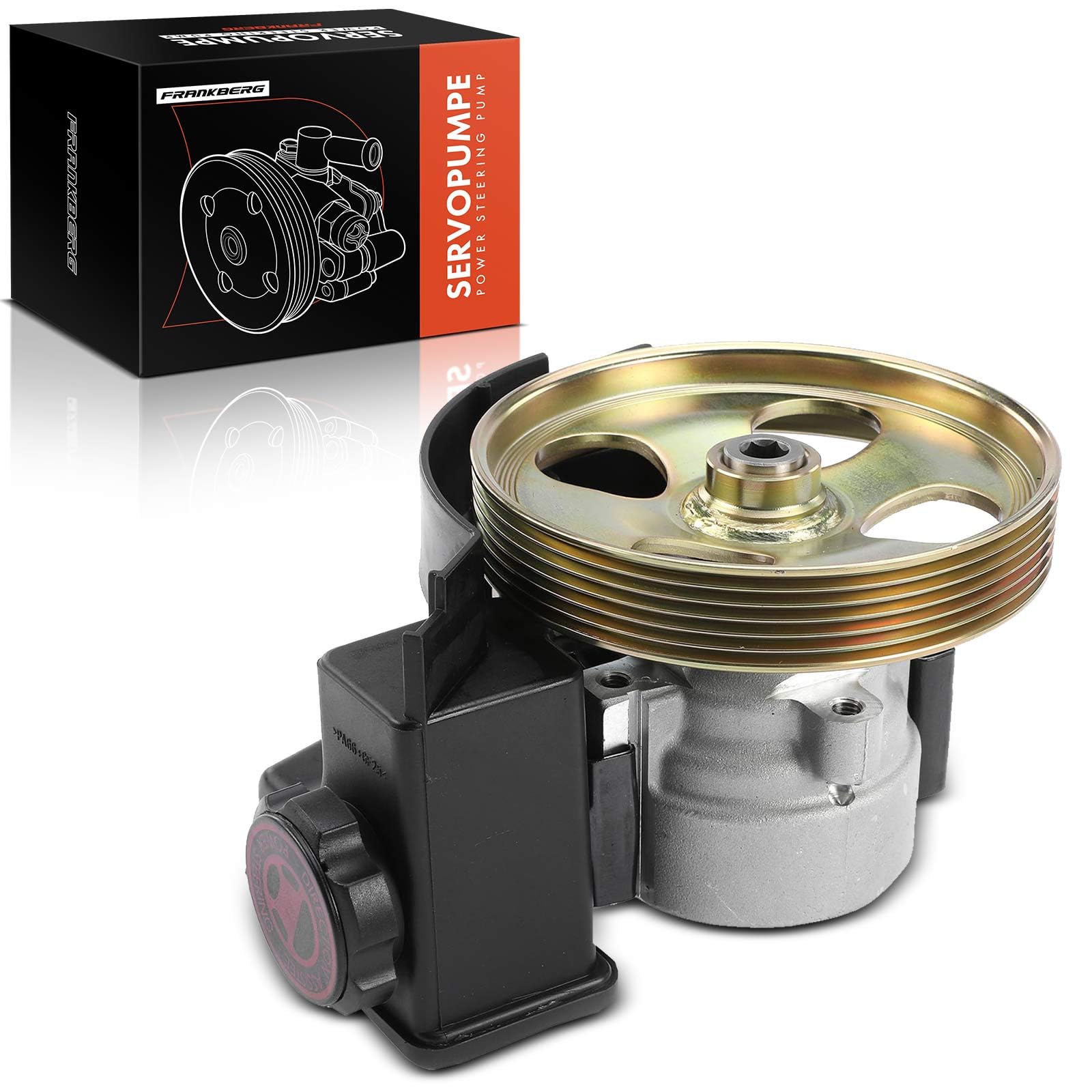 Frankberg Pompa servosterzo Compatibile con 206+ 2L 2M 206 CC 2D 206 Compatto 2A/C Xsara Picasso N68 Berlingo/Berlingo First MPV GFK GJK MF Replace# 4007.V5