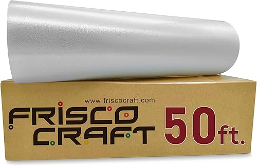 Miniatura 8 de Frisco Craft C-370 Cinta de transferencia transparente para vinilo de 12 pulgadas x 100 pies Cinta de aplicación perfecta para autoadhesiva