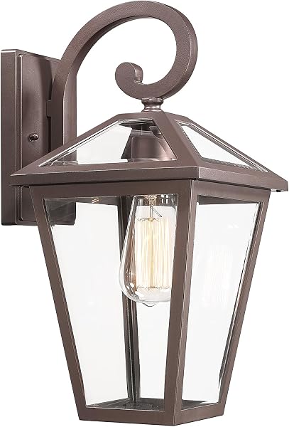 Luminzone Outdoor Wall Light 7H1B BK+WH