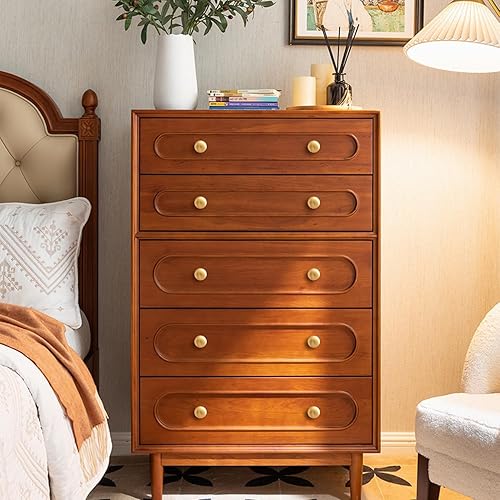 Miniatura 5 de RZDEAL 4 perillas de latón macizo de 1.0 pulgadas para gabinete, bola dorada cepillada, manijas y tiradores de herrajes para puertas de muebles