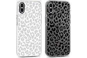 2 Pack Cheetah Phone Case for iPhone X/XS 5.8" Phone Case