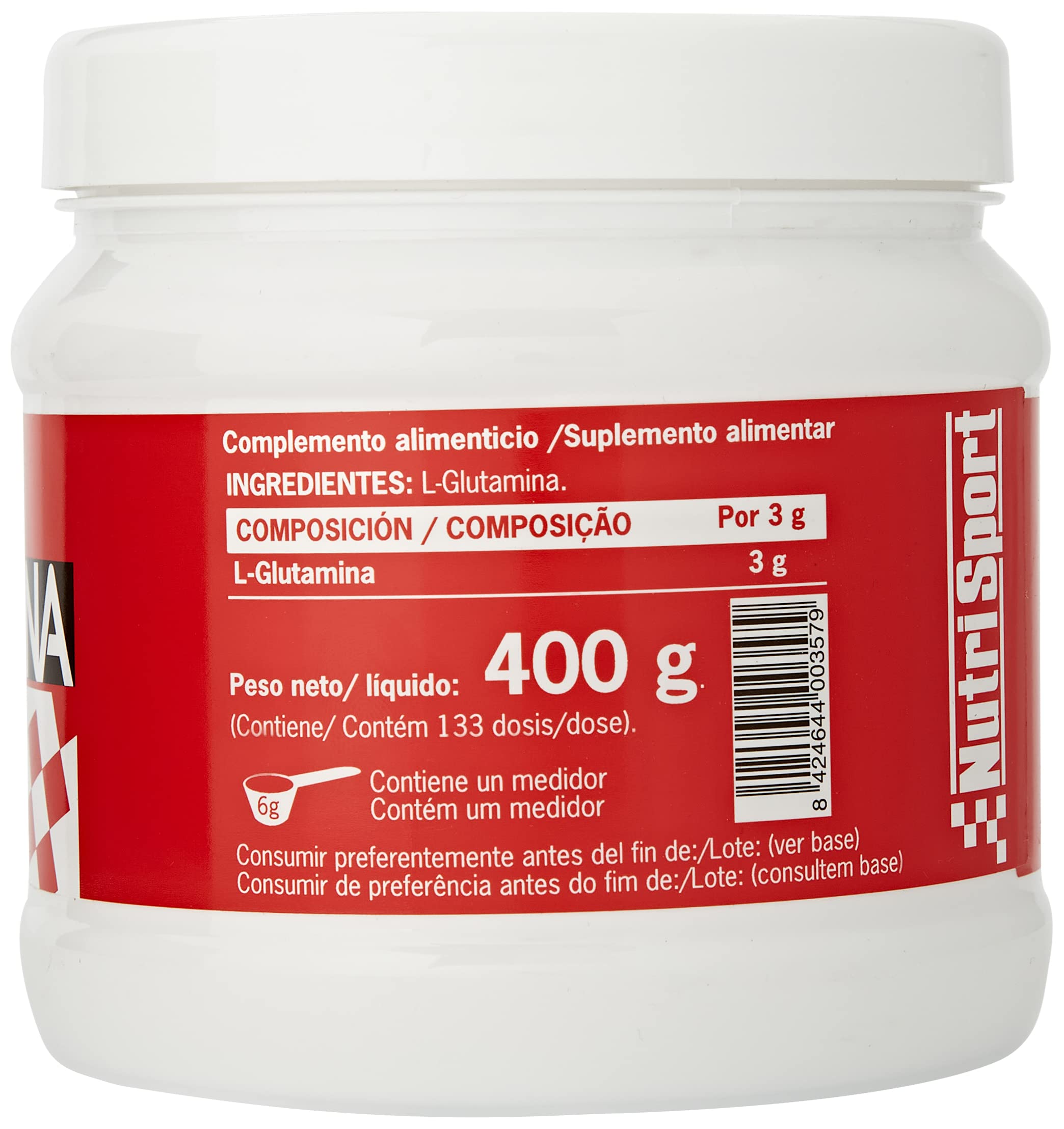 NUTRISPORT L-glutamina proszek 400 g