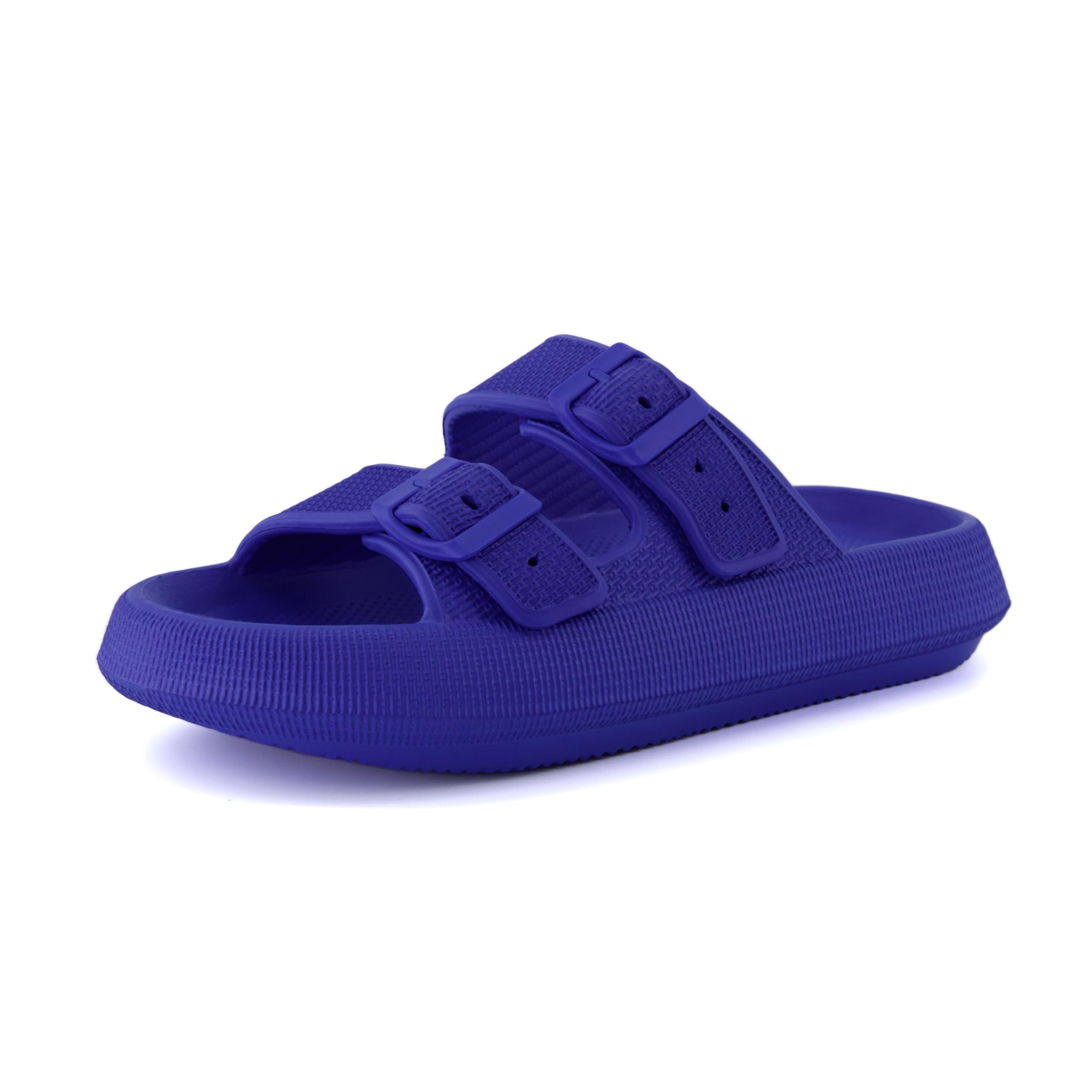 CUSHIONAIRE Women's Fame recovery cloud slide with +Comfort