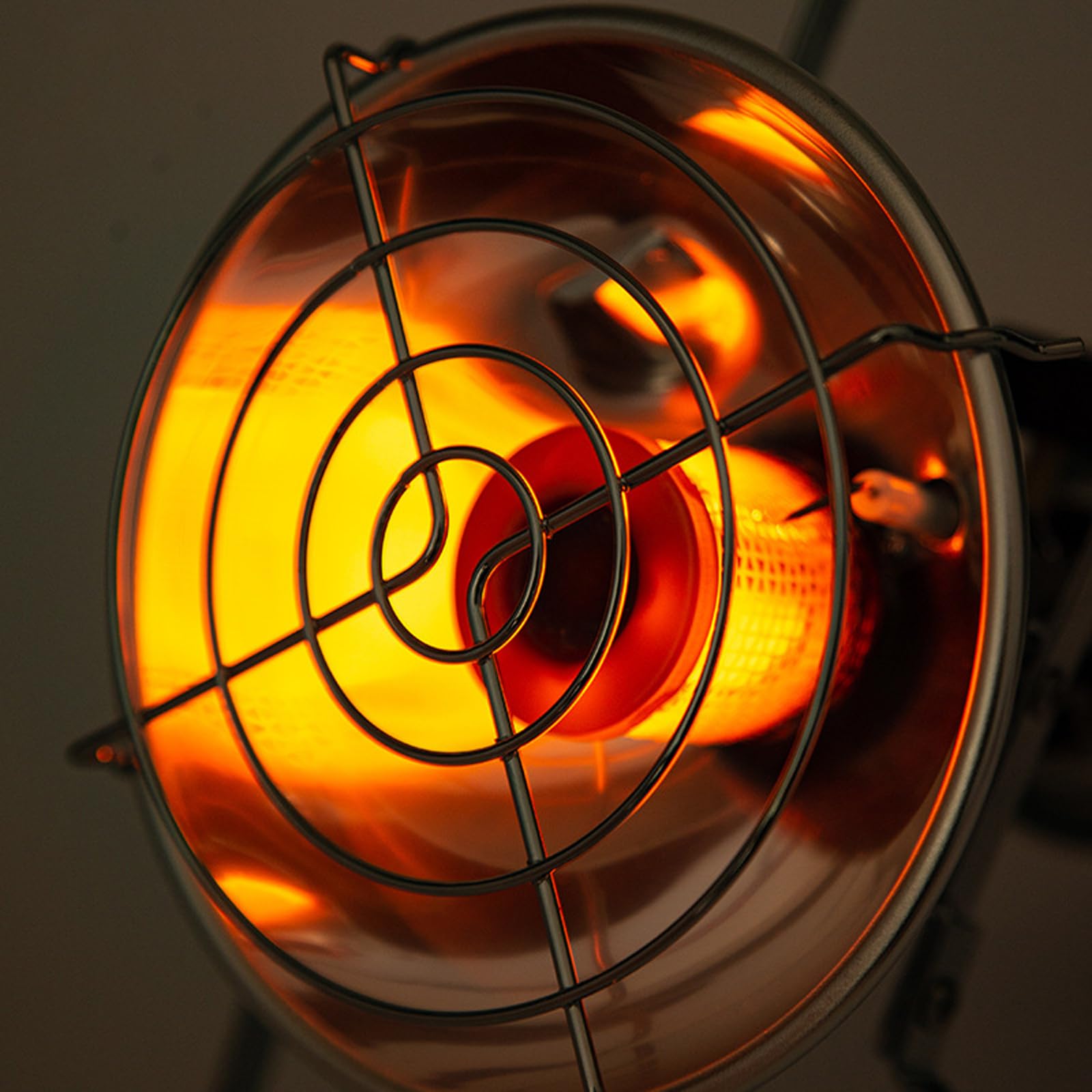 Riscaldatore esterno a calore rapido per riunioni da campeggio Caratteristiche Riscaldatore a gas in rame resistente alla corrosione in acciaio inossidabile resistente al rame