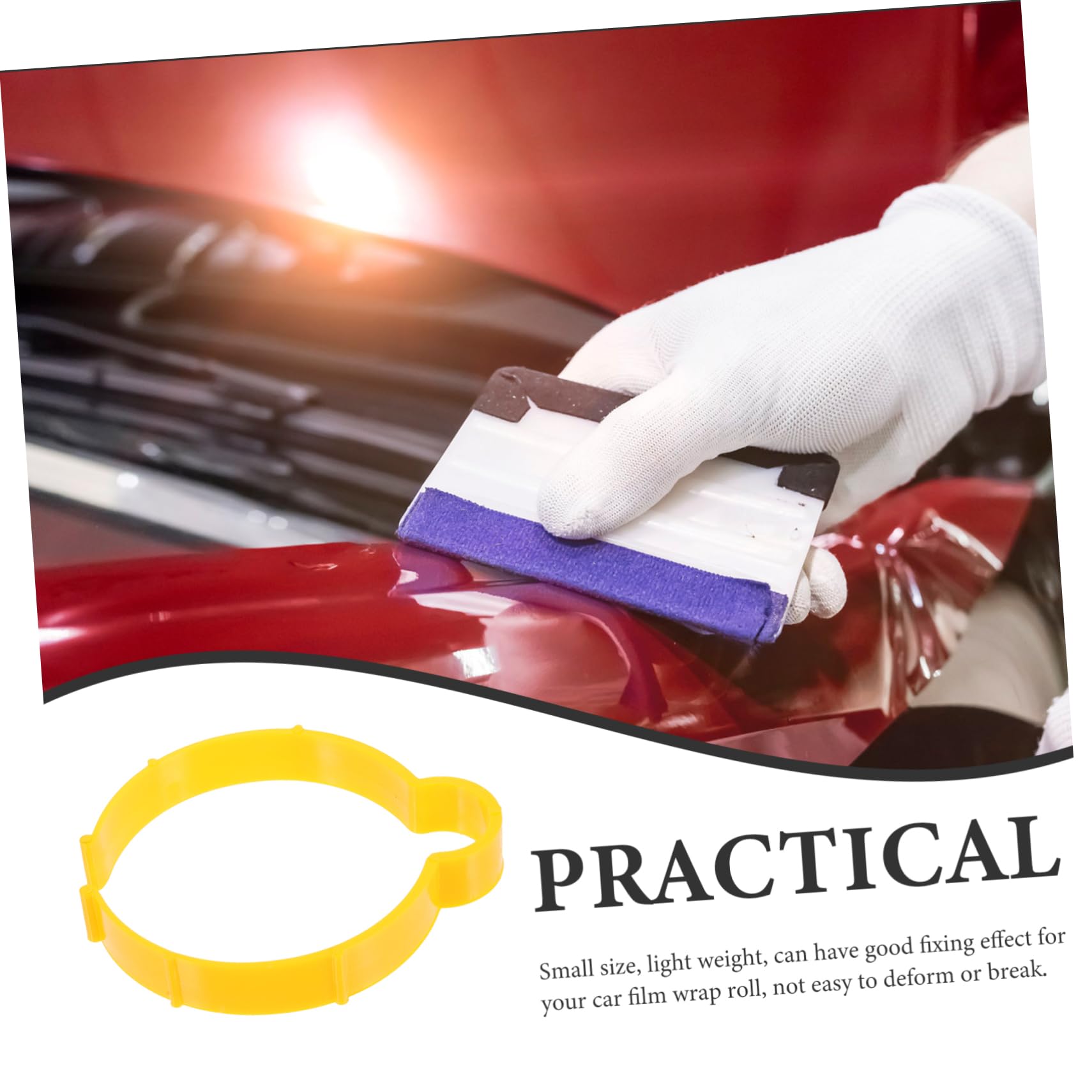 Holibanna 5Pcs Car Vinyl Wrap Holders Durable Film Clamps for Easy Storage Organization Quick Release Design for