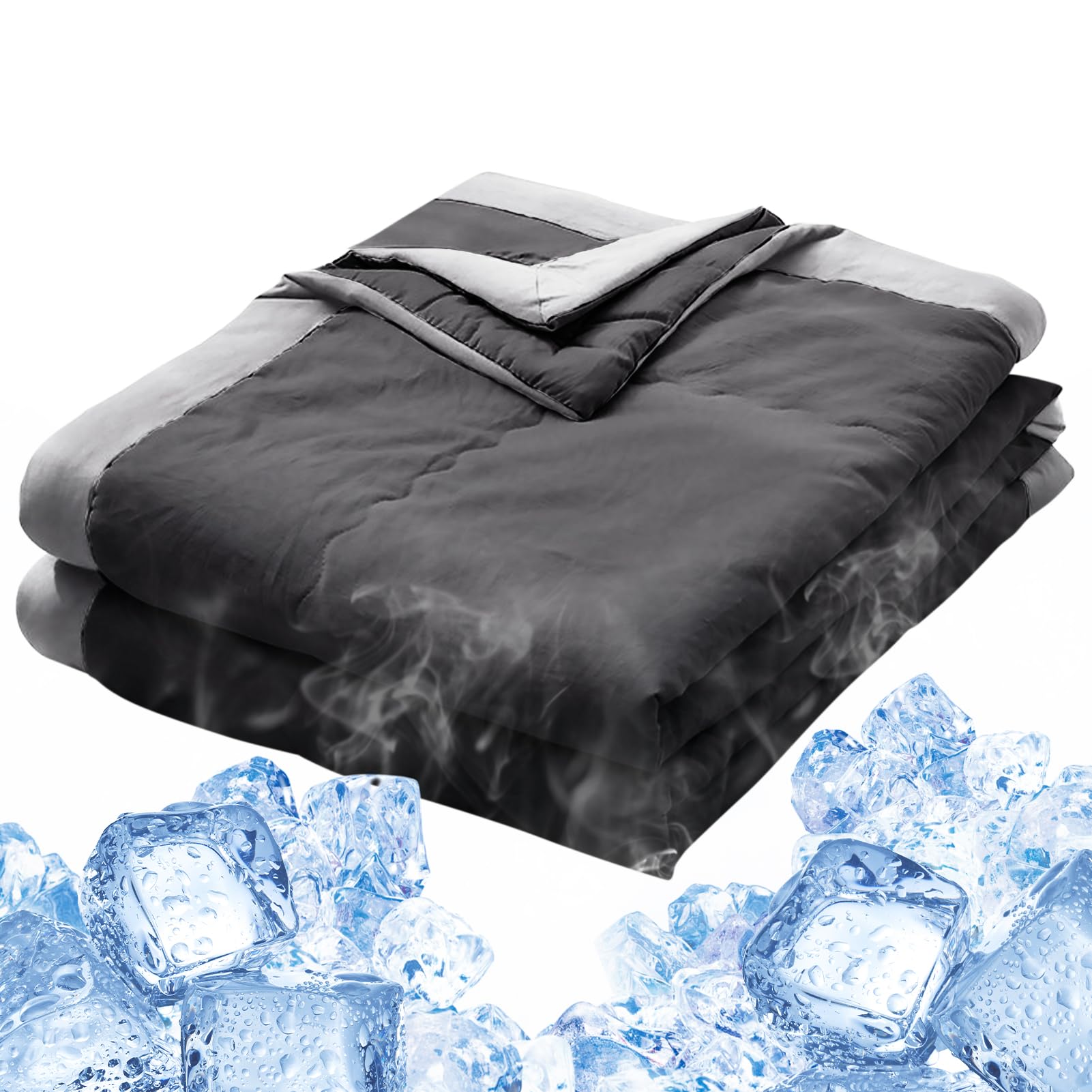 Cooling Blanket for Night Sweats, Breathable Lightweight Blanket for Summer Hot Weather 10...