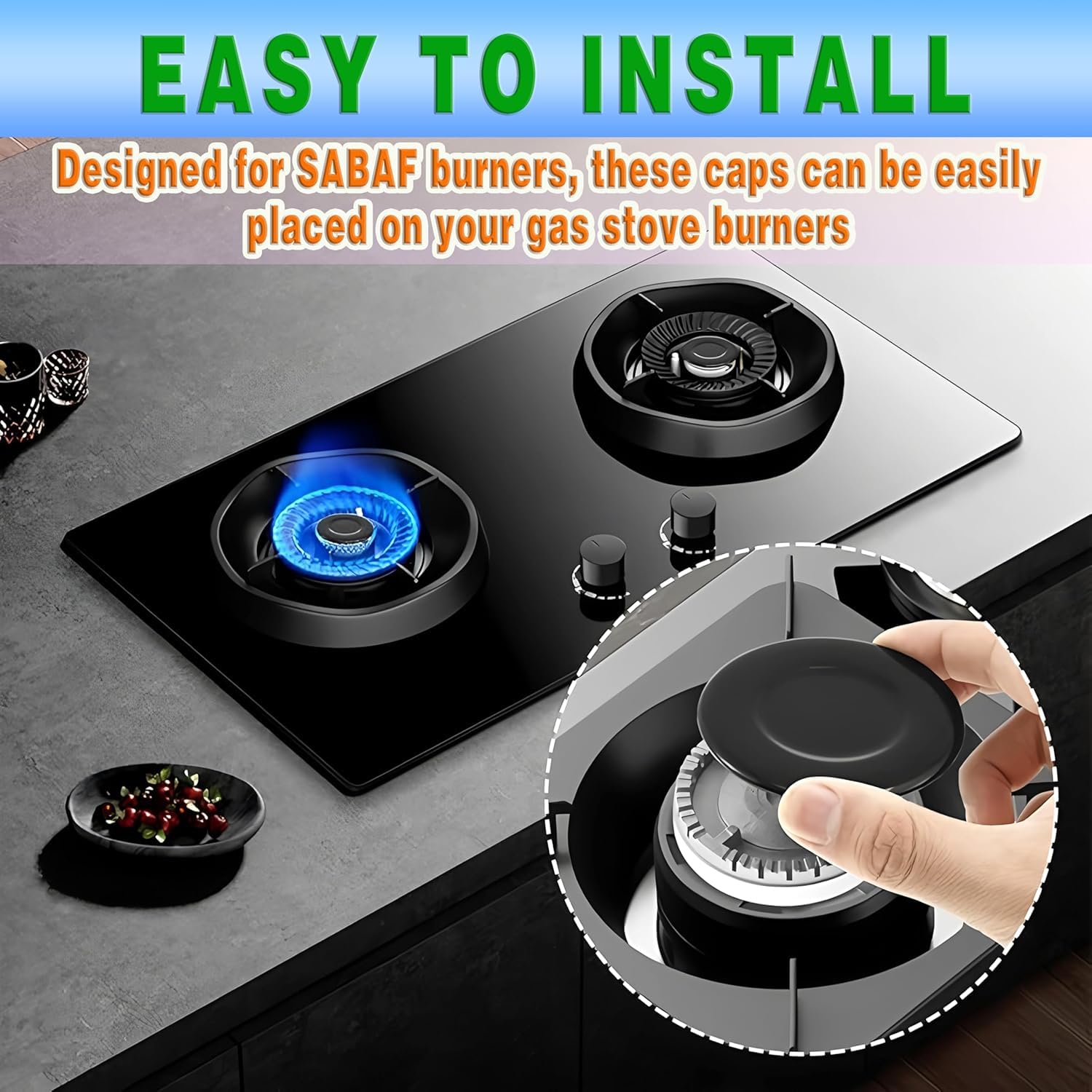 Bruciatore A Gas Coperture Universali Per Bruciatori A Gas, Set Da 4
