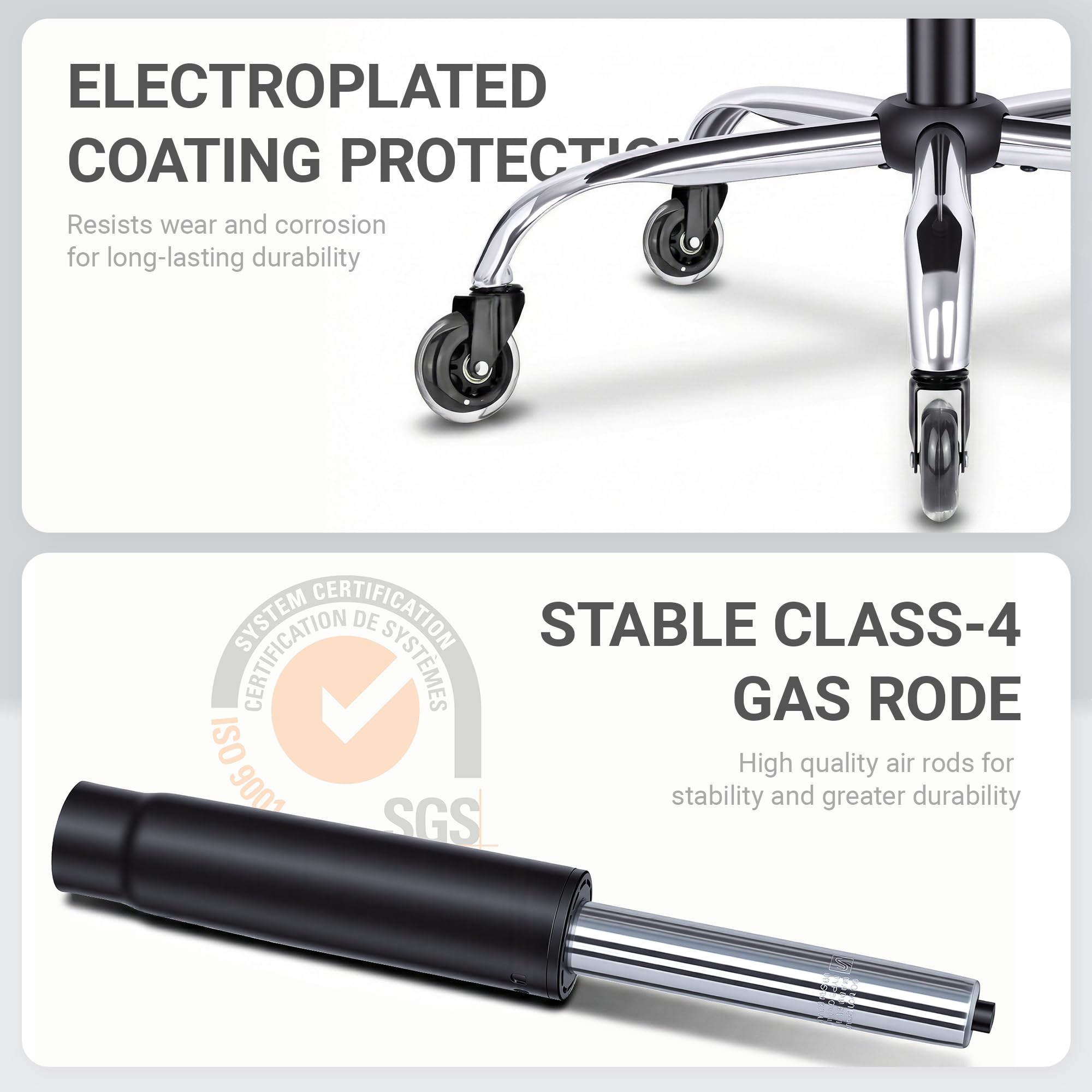 Big and Tall Office Chair for Heavy People, Executive Desk Computer Chair Adjustable Flip-up Armrests, PU Leather Swivel Task Chair with Ergonomic High Back and Lumbar Support