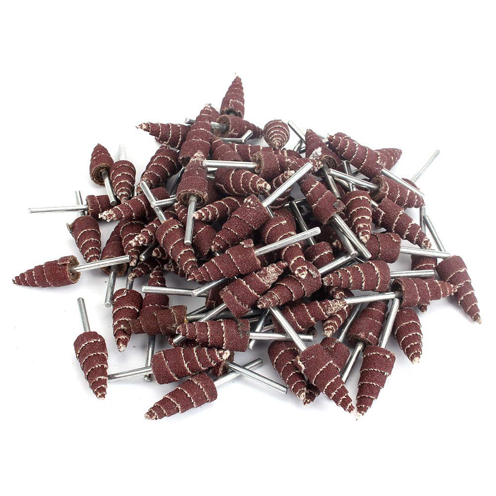 Cone Shape Sandpaper Flap Wheels - 20 Pcs -7