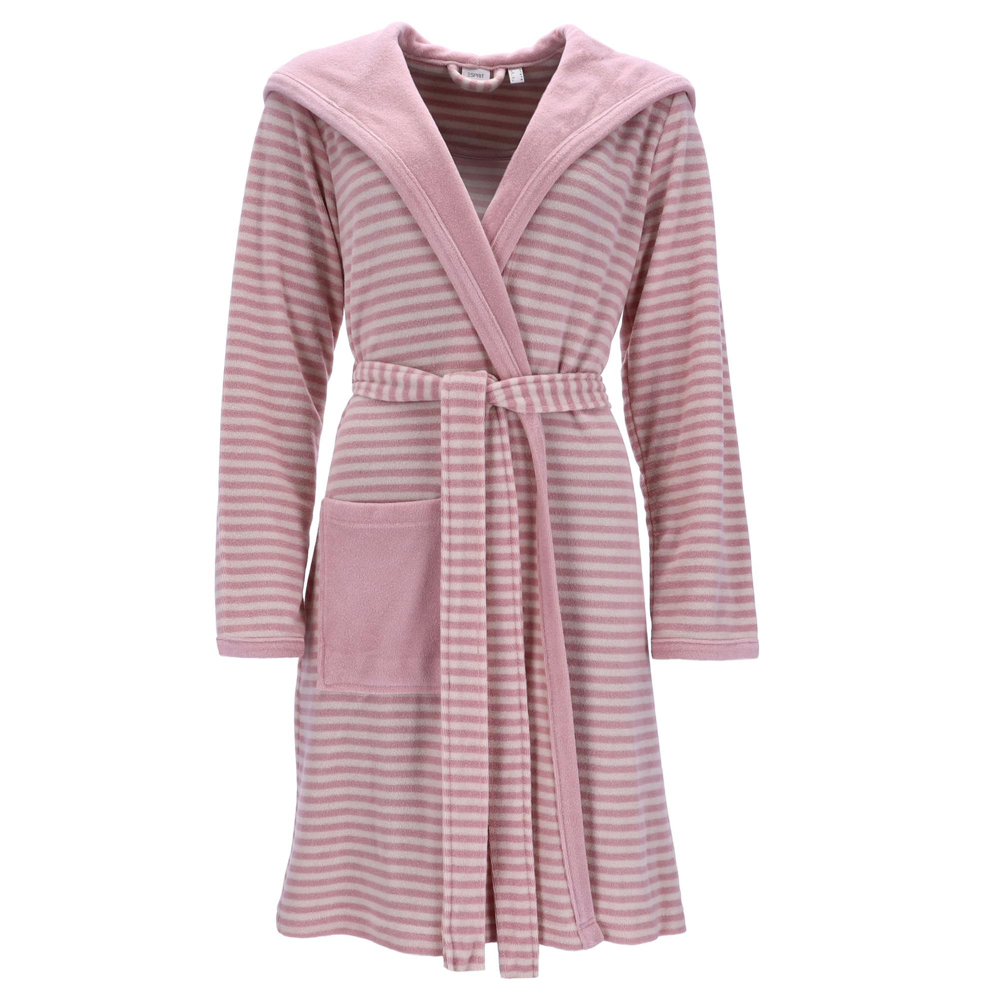 ESPRIT Szlafroki damskie z kapturem w paski z kapturem Rose - 0009 M