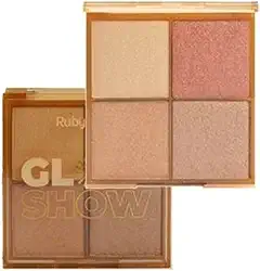Paleta De Iluminador Glow Show HB75232 Ruby Rose