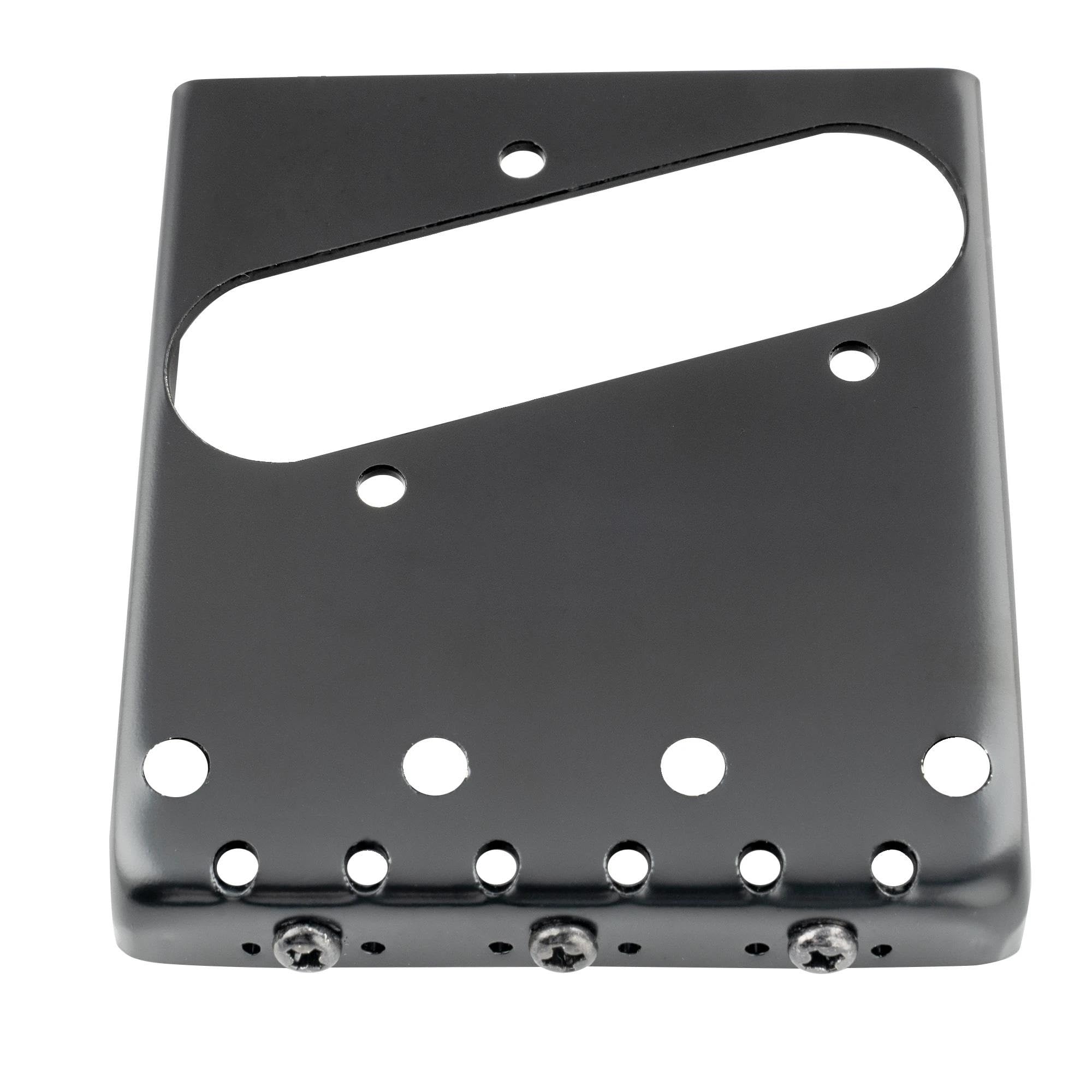 Mostek Gitarowy Mostek Vintage 54 Mm Z 3 Mosiężnymi Siodełkami Do Części Zamiennych Gitary Elektrycznej(Black)
