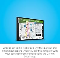 Vista 6 de Garmin DriveSmart 86, navegador GPS para automóvil de 8 pulgadas con mapas brillantes y nítidos de alta resolución y asistencia de voz Garmin
