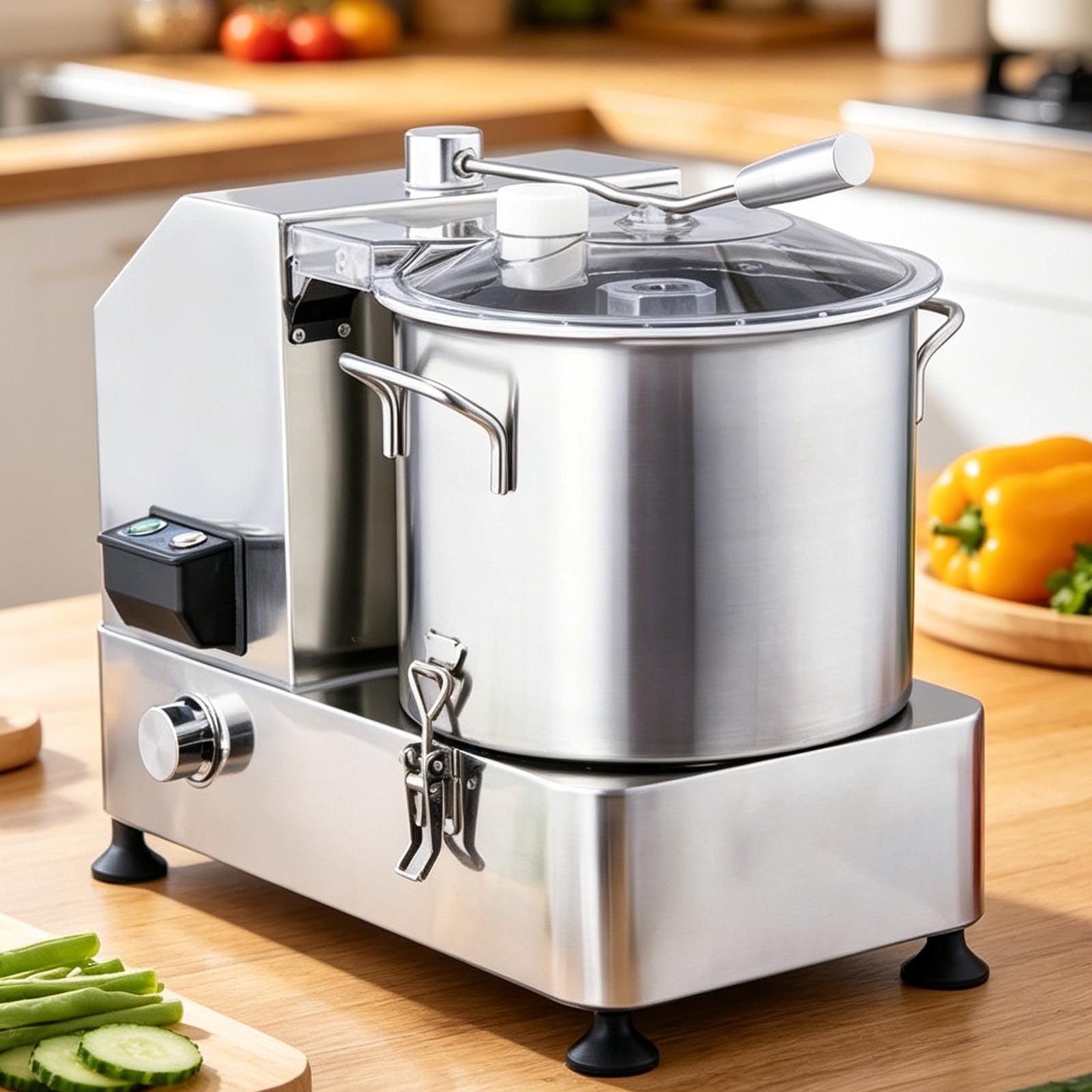 Sunseota Commercial Meat and Vegetable Blender Stainless Steel Food Shredder 9L-1800W