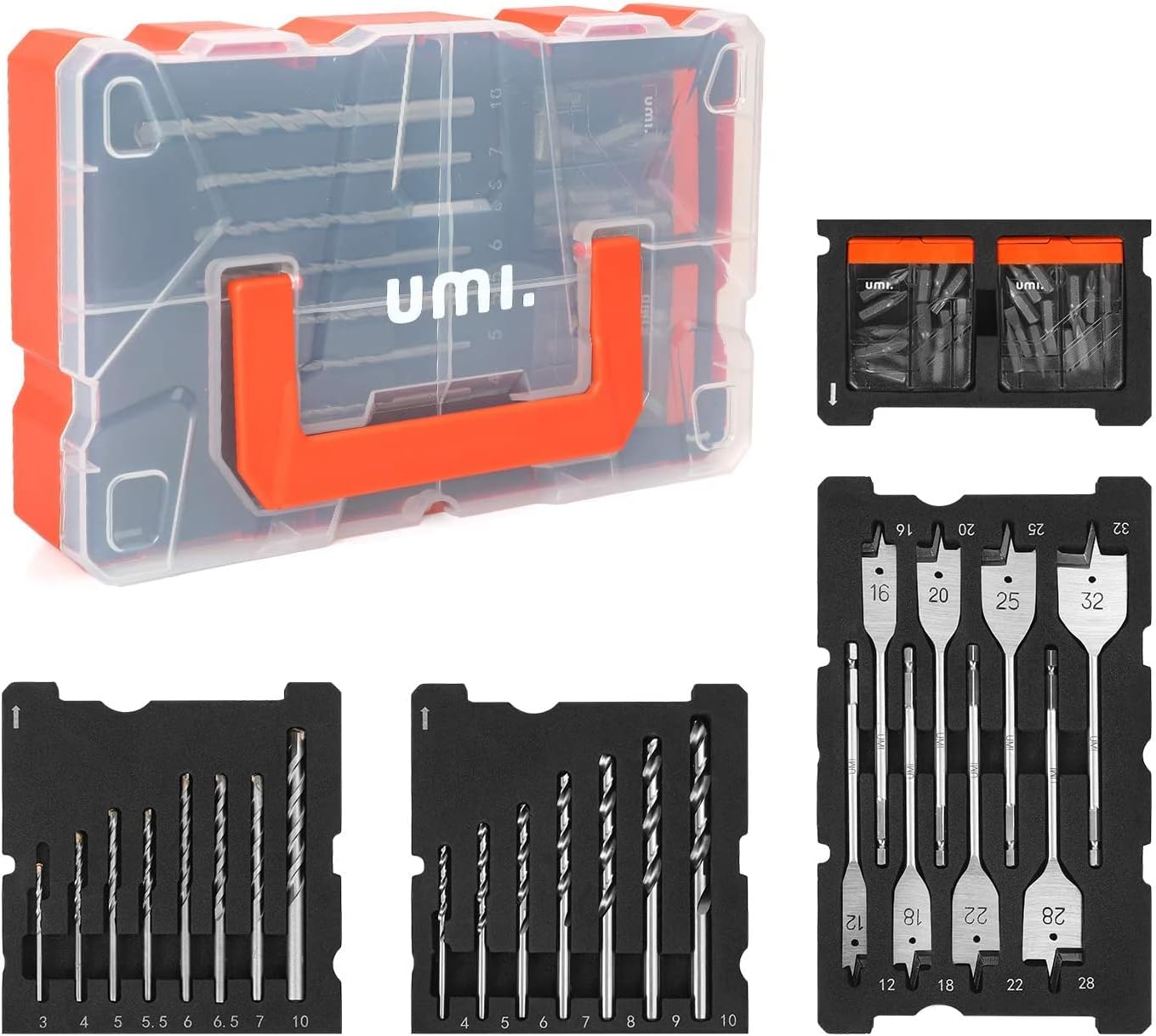 Umi. Essetials Combination Drill Bit Set, Professional Repair Mobile Phone Tool Kit with Storage Bag