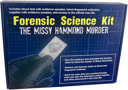 Crime Scene Kit de ciencia forense: Resuelve el asesinato de Missy Hammond