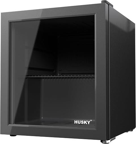 Husky 1.5 cu ft Compact Fridge Black