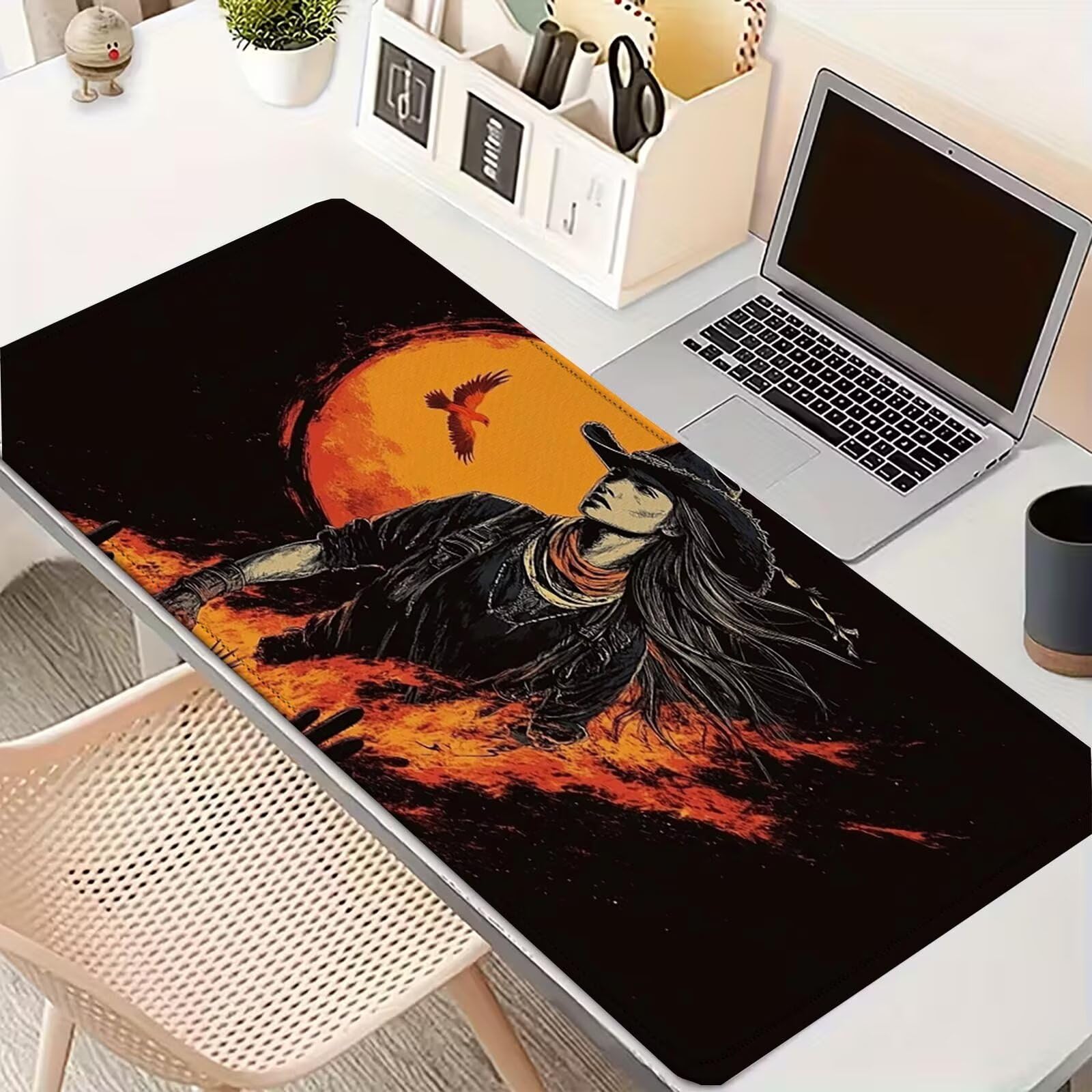 Tapis de Souris, Tapis de Souris Gaming 900 x 450 mm Couleur Orange 0-z103