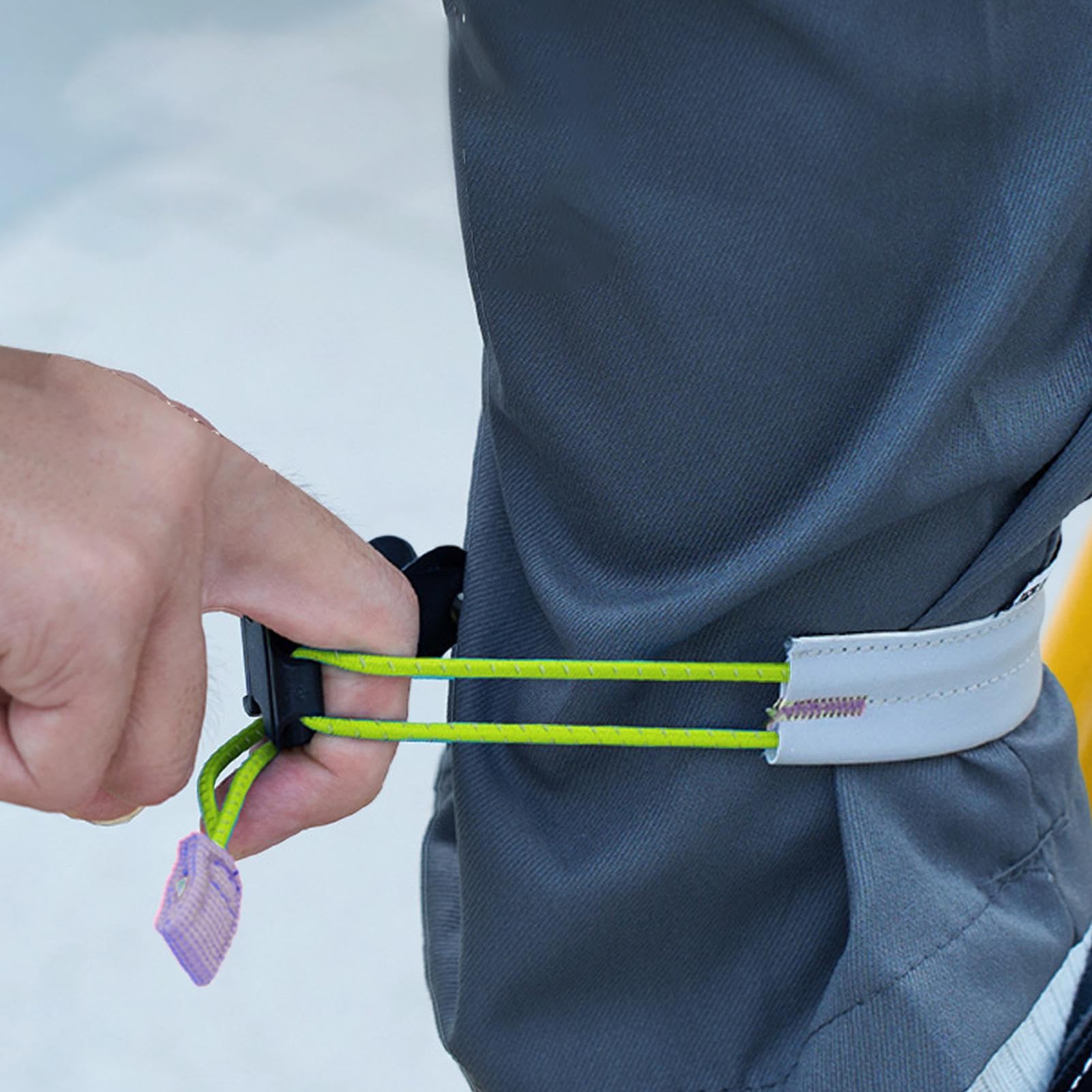 Sangle de pantalon de cyclisme, bandes réfléchissantes chevilles | Sangle de bracelets de cheville | Accessoire de cyclisme élastique réglable, sangles réfléchissantes à usage quotidien pour