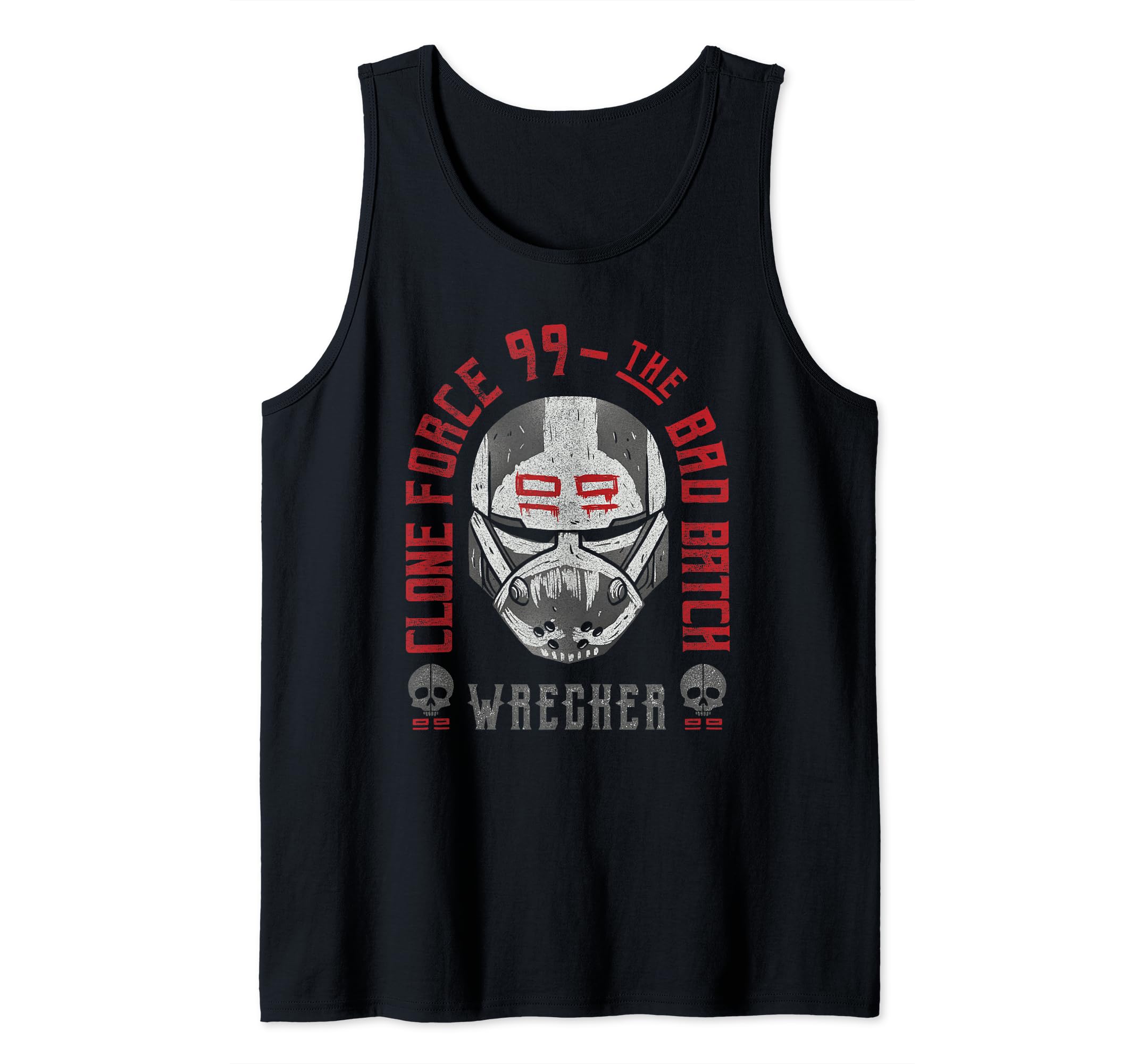 Star Wars: The Bad Batch Clone Force 99 Wrecker Mask Tank Top