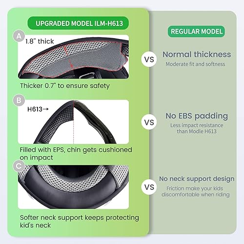 Miniatura 4 de ILM Cascos de motocross para niños y jóvenes, cuatrimoto, motocross, motocicleta todoterreno, casco de cuatro ruedas, combo de guantes para niños y