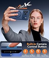 Vista 7 de Funda magnética para iPhone 17 Pro con protector de pantalla de privacidad [compatible con MagSafe] [protección de cámara] [grado militar]