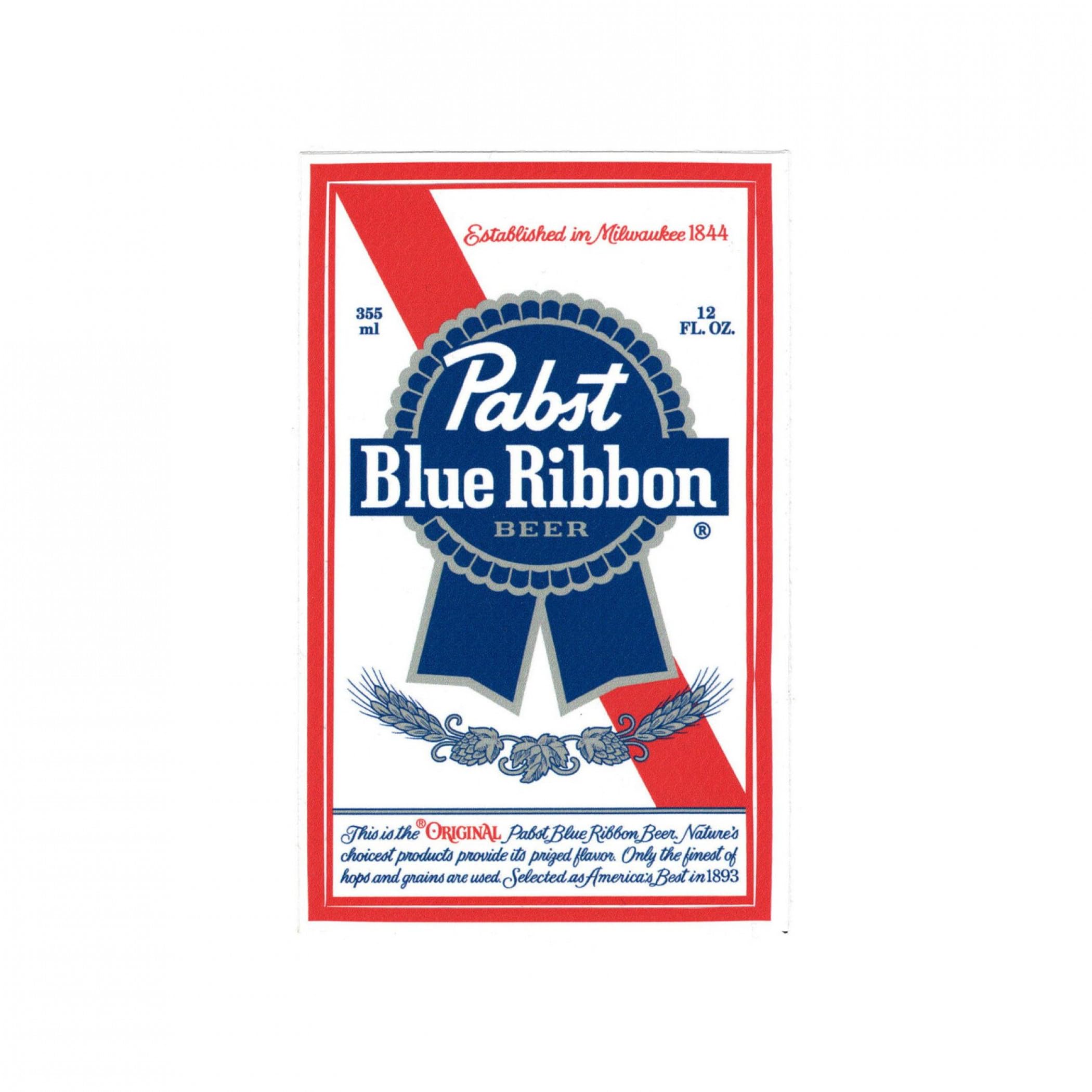 Pabst Blue Ribbon Label