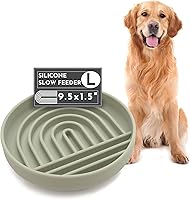 Vista 33 de Should We Go? Alimentador lento para perros y gatos, el tazón Slowdown de silicona, solución para comer lentamente con diseño moderno de alfombrilla