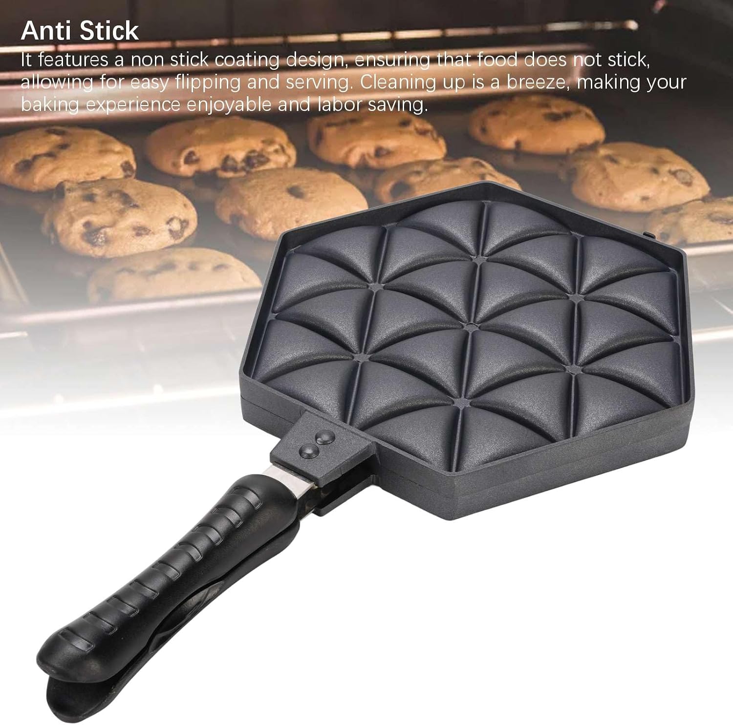 Zunate Samosa Making Pan, Aluminum Alloy Anti Stick Baking Plate High Efficiency Cooking Tray for Samosa Dumplings Snacks Home Kitchen Party Use