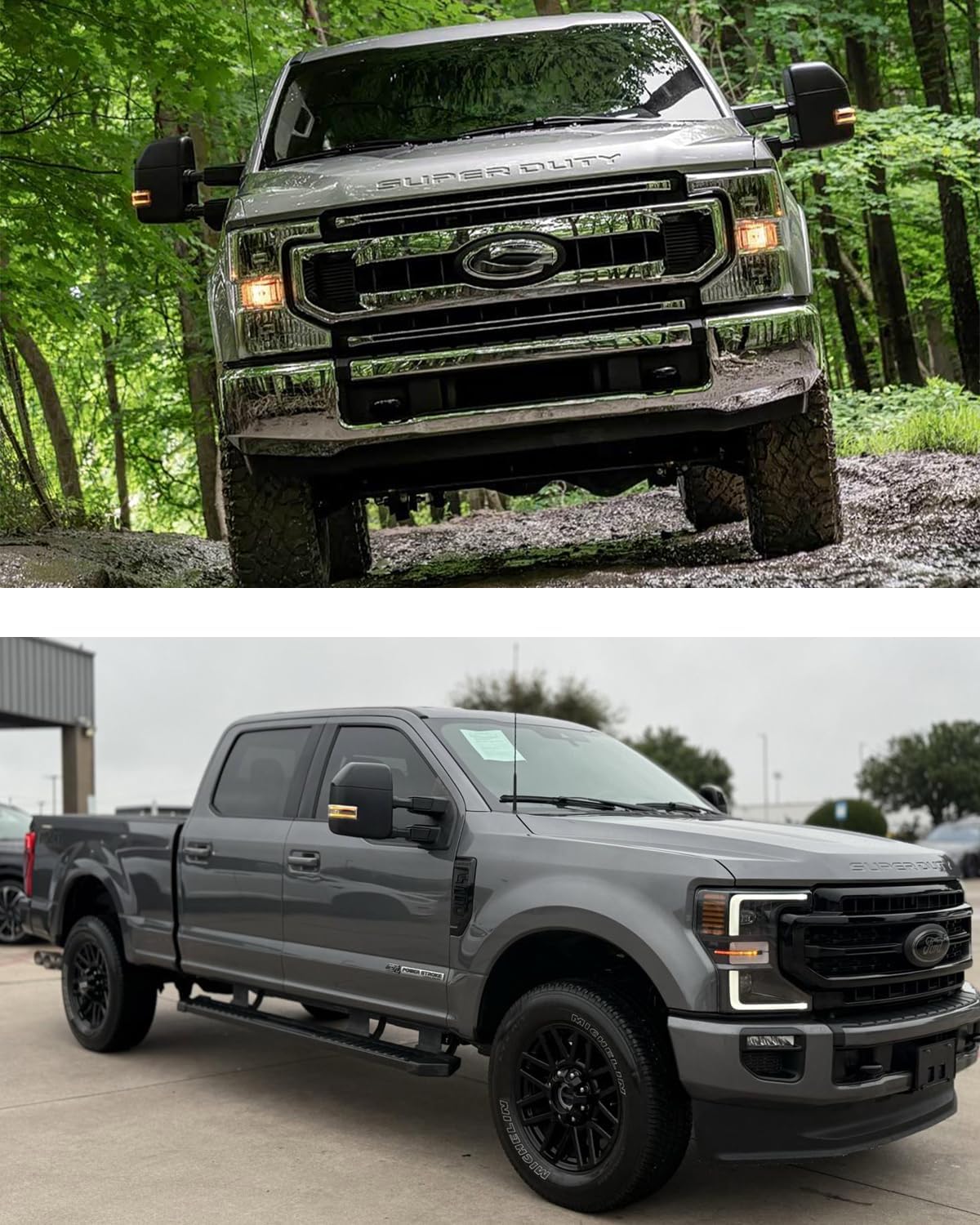 Driver Left Side Door Towing Mirror Turn Signal Light Lamp Indicator Compatible with 2015-2024 Ford F-150 & 2017-2024 Ford F 250 F350 F-450 Replace # FL34-13B382-CA FL3Z-13B375-CC