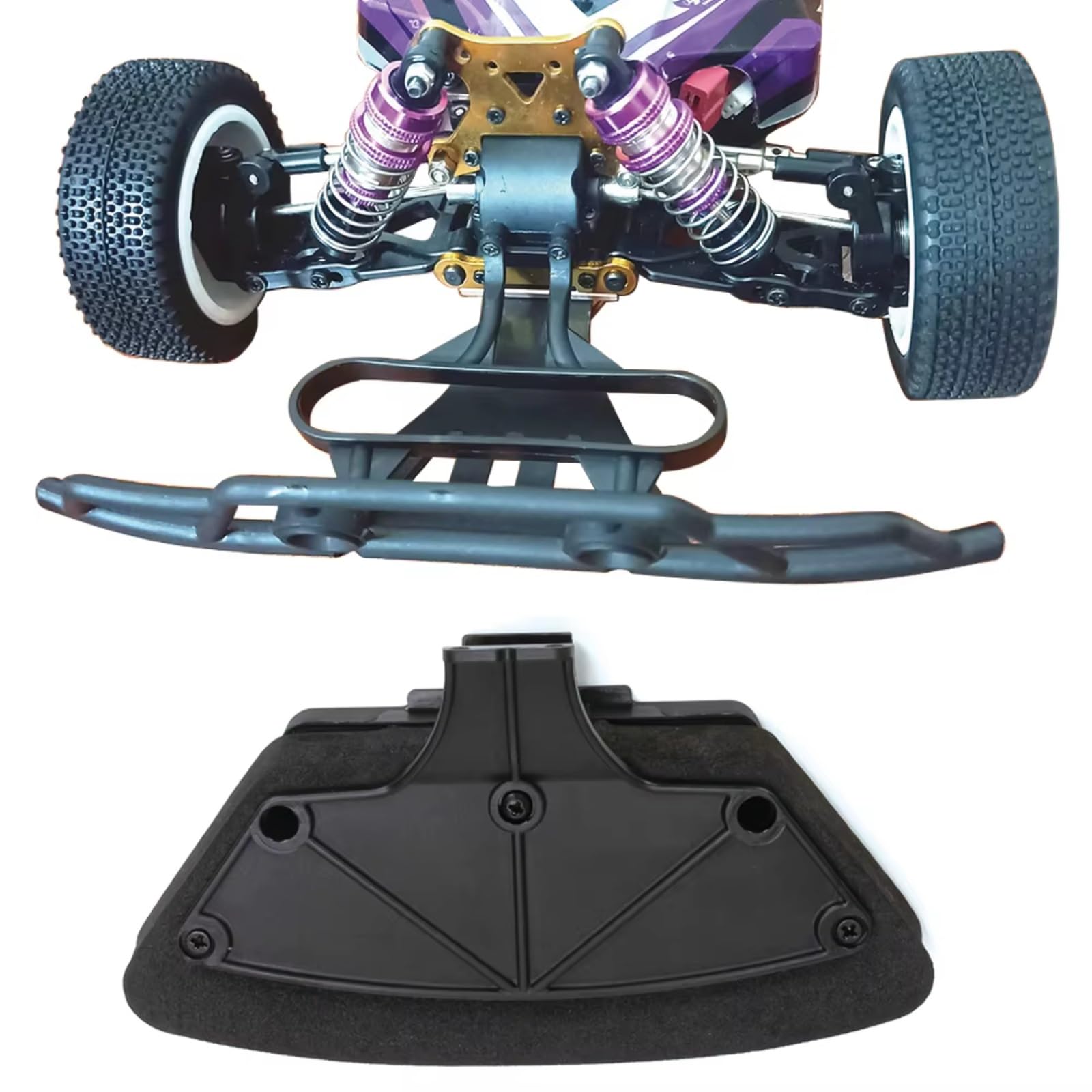 Kit De Metal De Recambio Para Wltoys 144001 144002 124016 124017 124018 124019 – Piezas De Coche RC Duraderas Y Fáciles De Montar (11 Piezas, Color Azul)